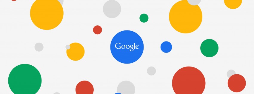 Google Circles Light Wallpaper for Social Media Facebook Cover