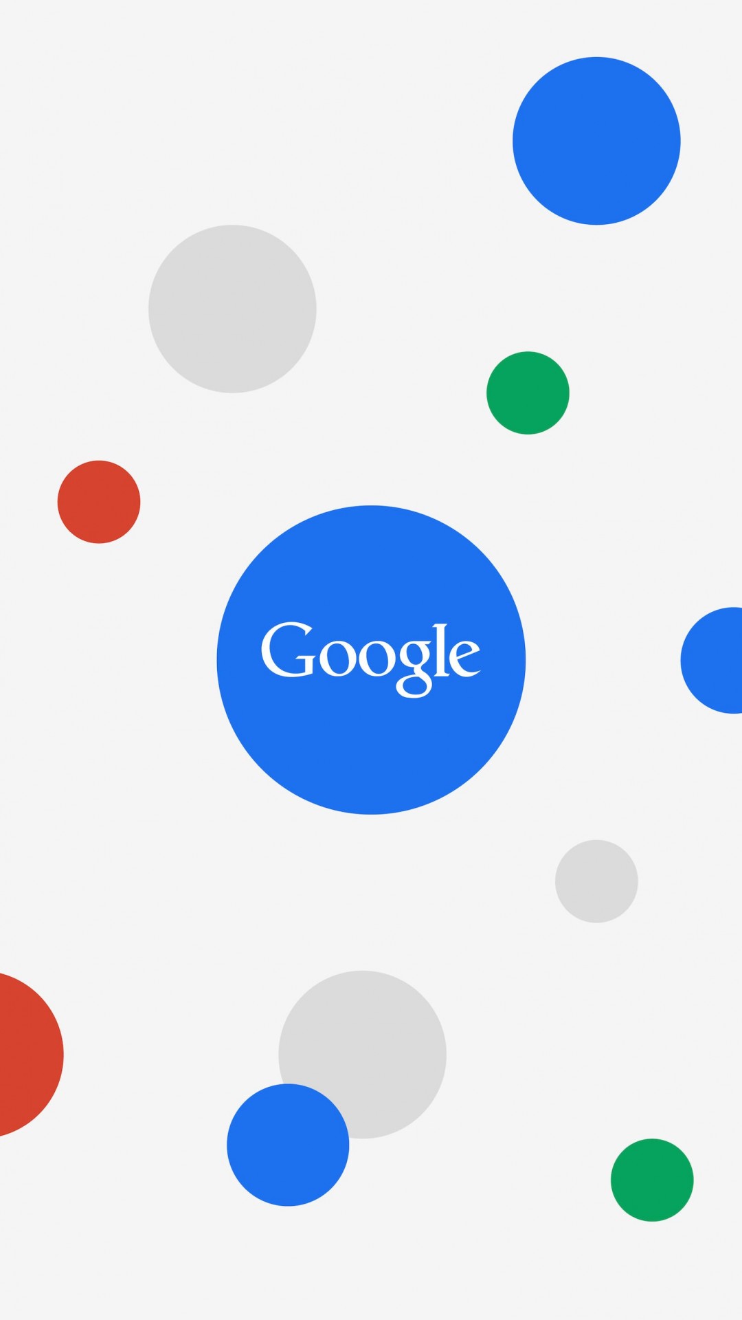 Google Circles Light Wallpaper for LG G2