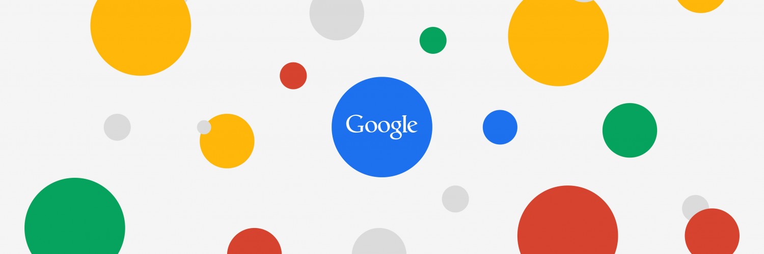 Google Circles Light Wallpaper for Social Media Twitter Header