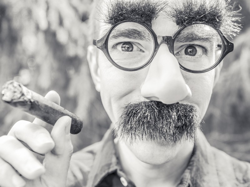 Groucho Glasses Man Wallpaper for Desktop 800x600