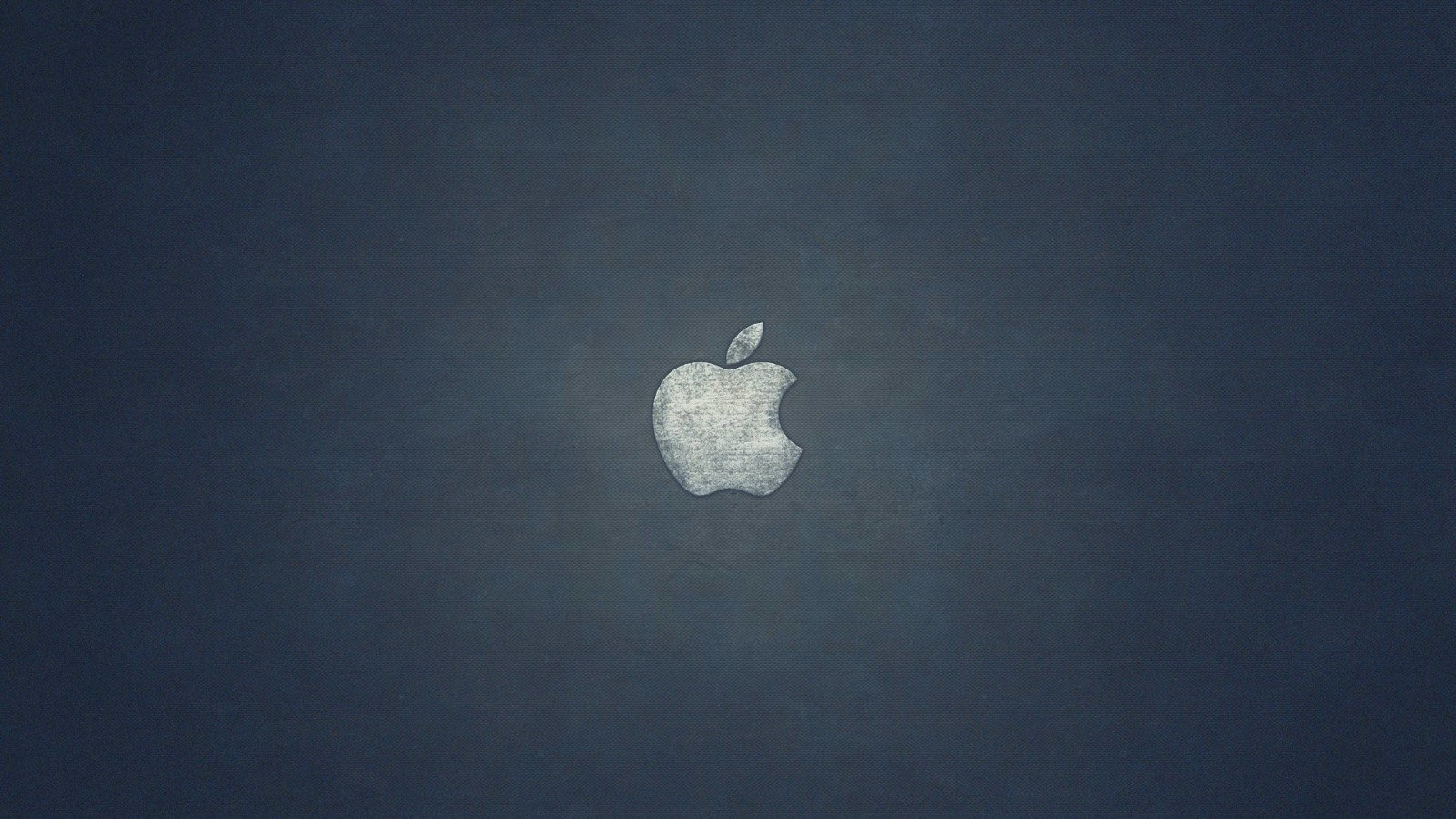 Grunge Apple Logo Wallpaper for Desktop 1600x900
