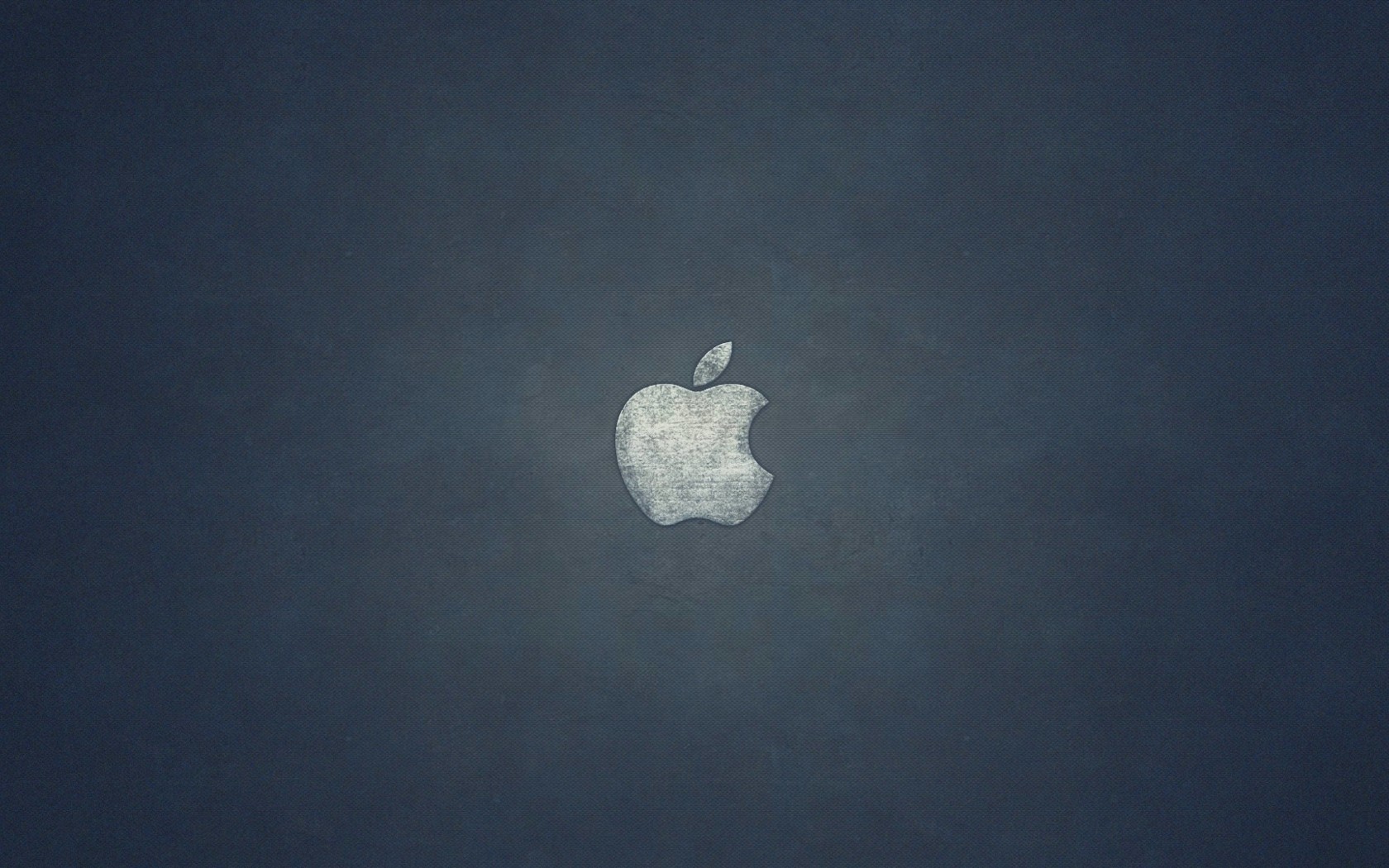 Grunge Apple Logo Wallpaper for Desktop 1680x1050
