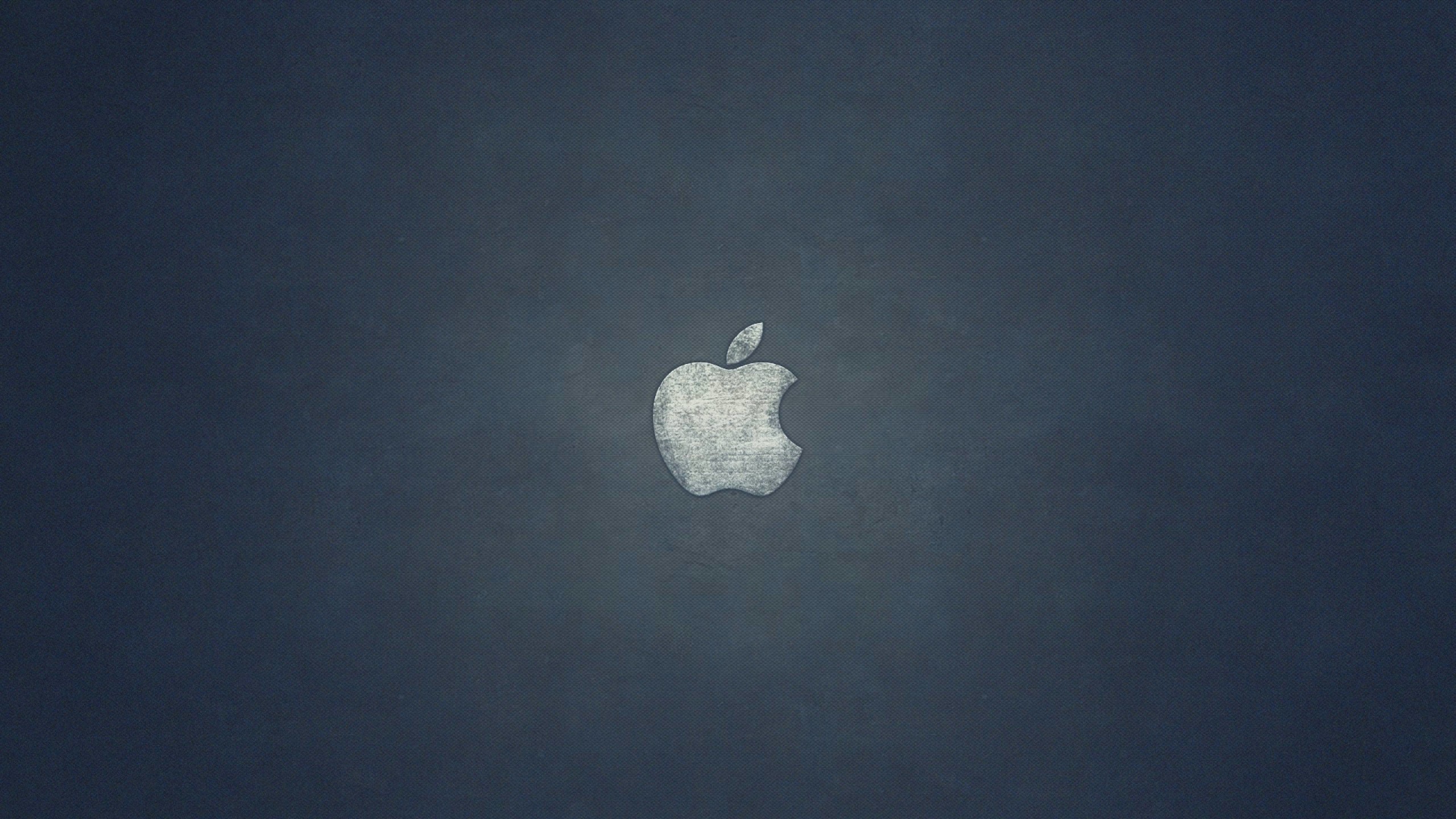 Grunge Apple Logo Wallpaper for Desktop 2560x1440