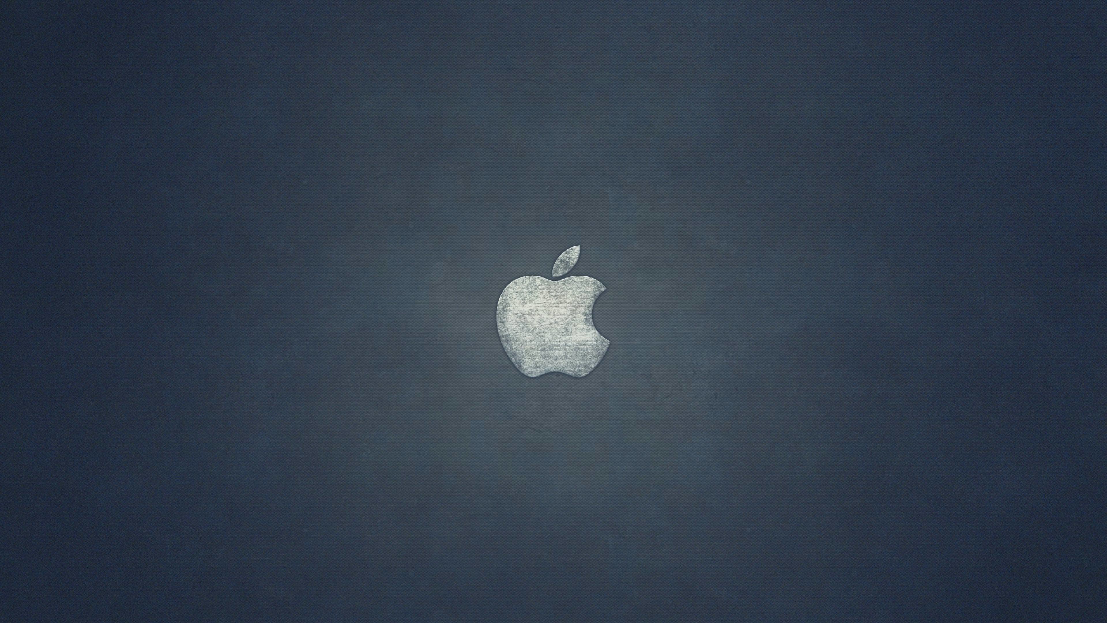 Grunge Apple Logo Wallpaper for Desktop 4K 3840x2160