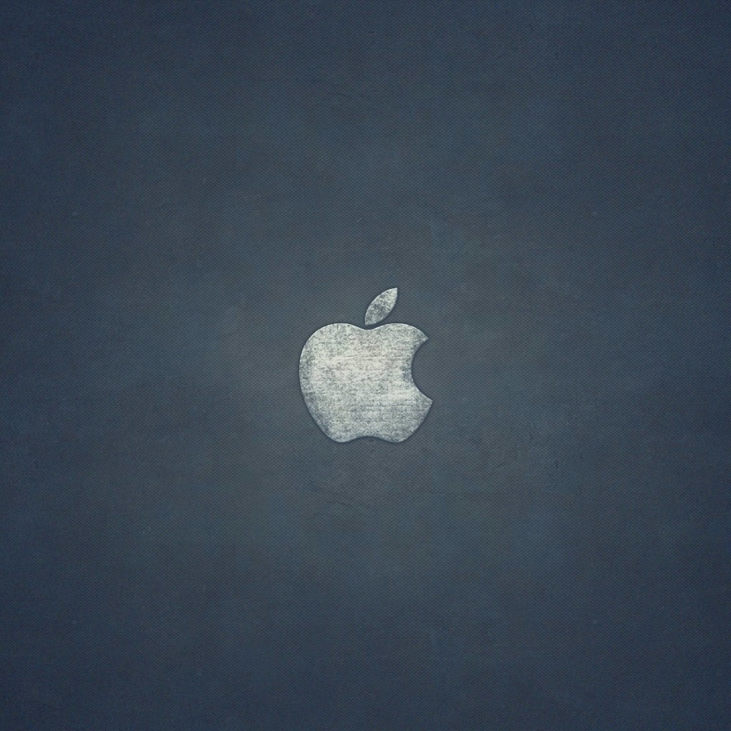 Grunge Apple Logo Wallpaper for Apple iPad 2