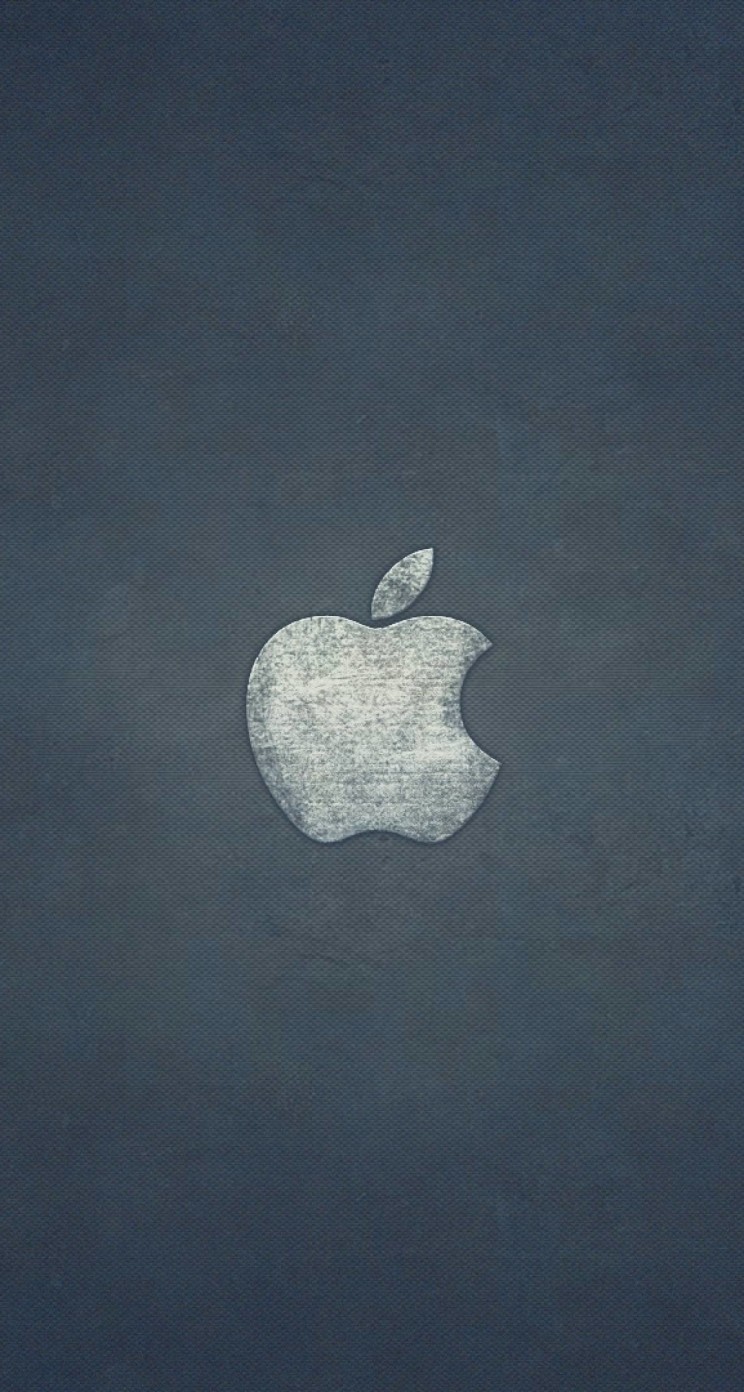 Grunge Apple Logo Wallpaper for Apple iPhone 5 / 5s