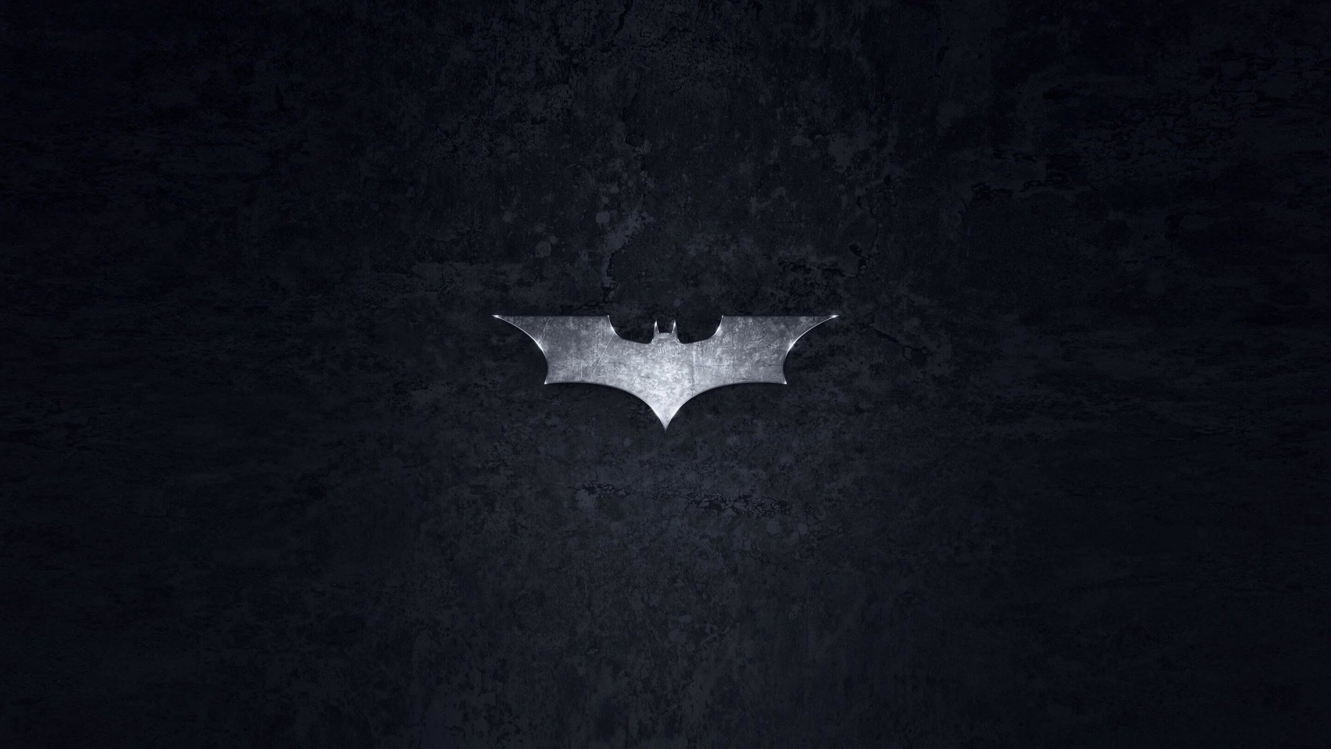 Grungy Batman Dark Knight Logo Wallpaper for Desktop 1920x1080