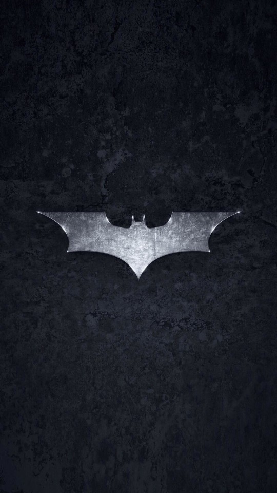 Grungy Batman Dark Knight Logo Wallpaper for SAMSUNG Galaxy S4 Mini