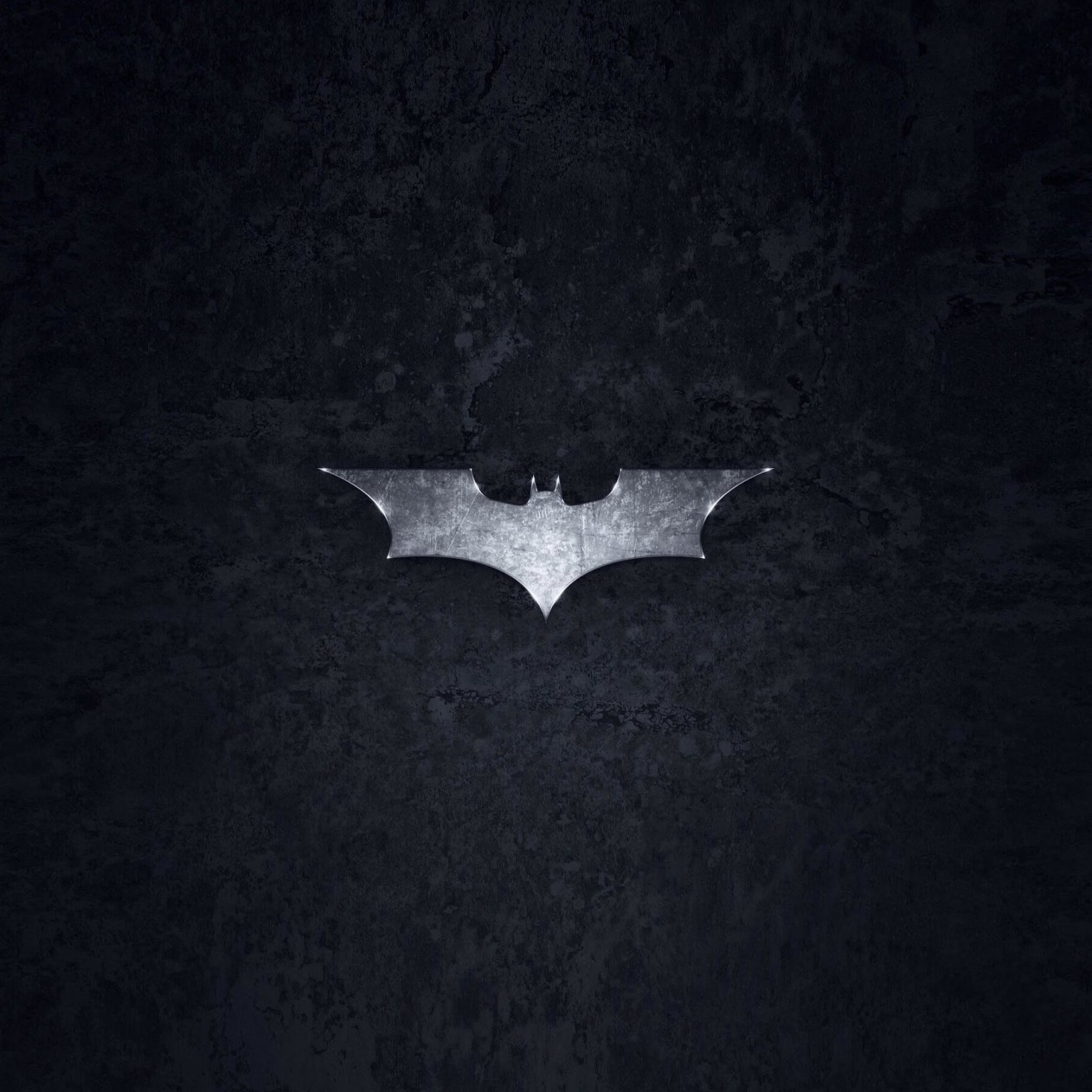 Grungy Batman Dark Knight Logo Wallpaper for Apple iPad mini