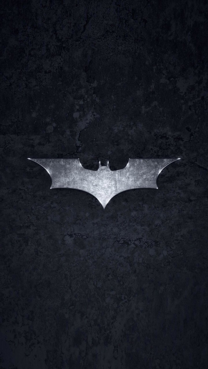 Grungy Batman Dark Knight Logo Wallpaper for Motorola Moto G