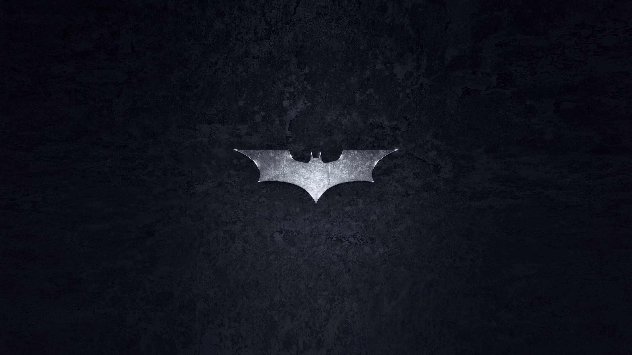 Grungy Batman Dark Knight Logo Wallpaper for Social Media YouTube Channel Art