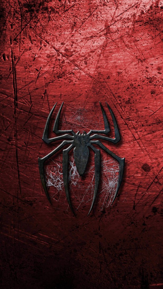 Grungy Spider-Man Logo Wallpaper for LG G2 mini