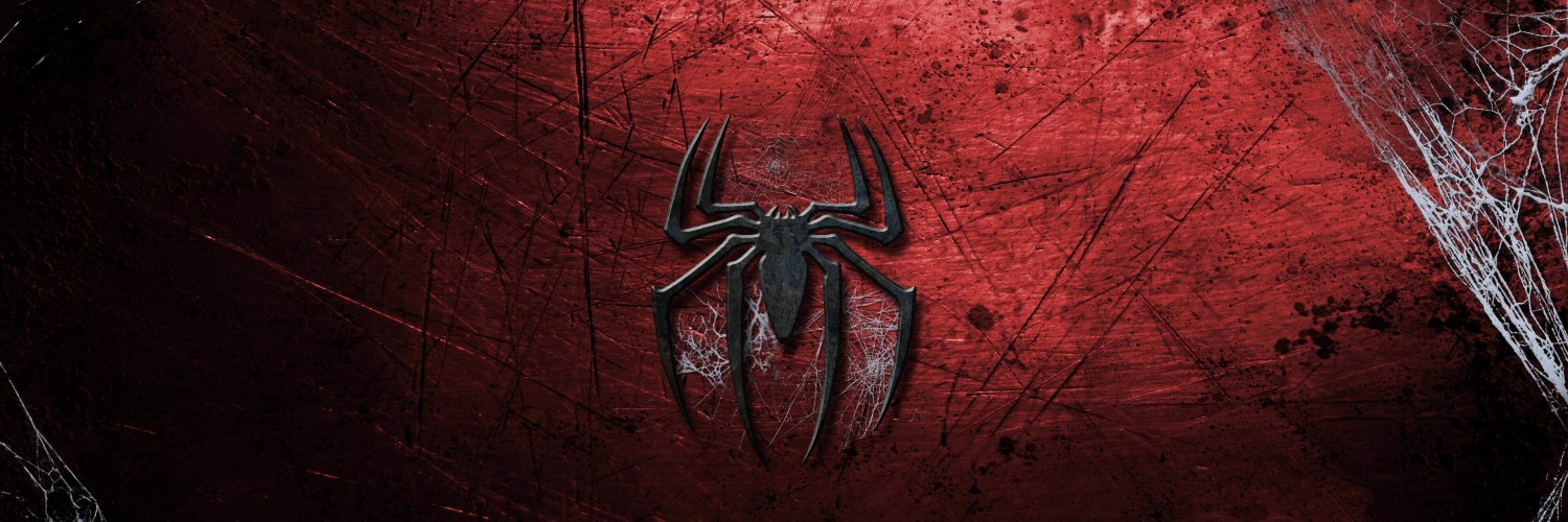 Grungy Spider-Man Logo Wallpaper for Social Media Twitter Header