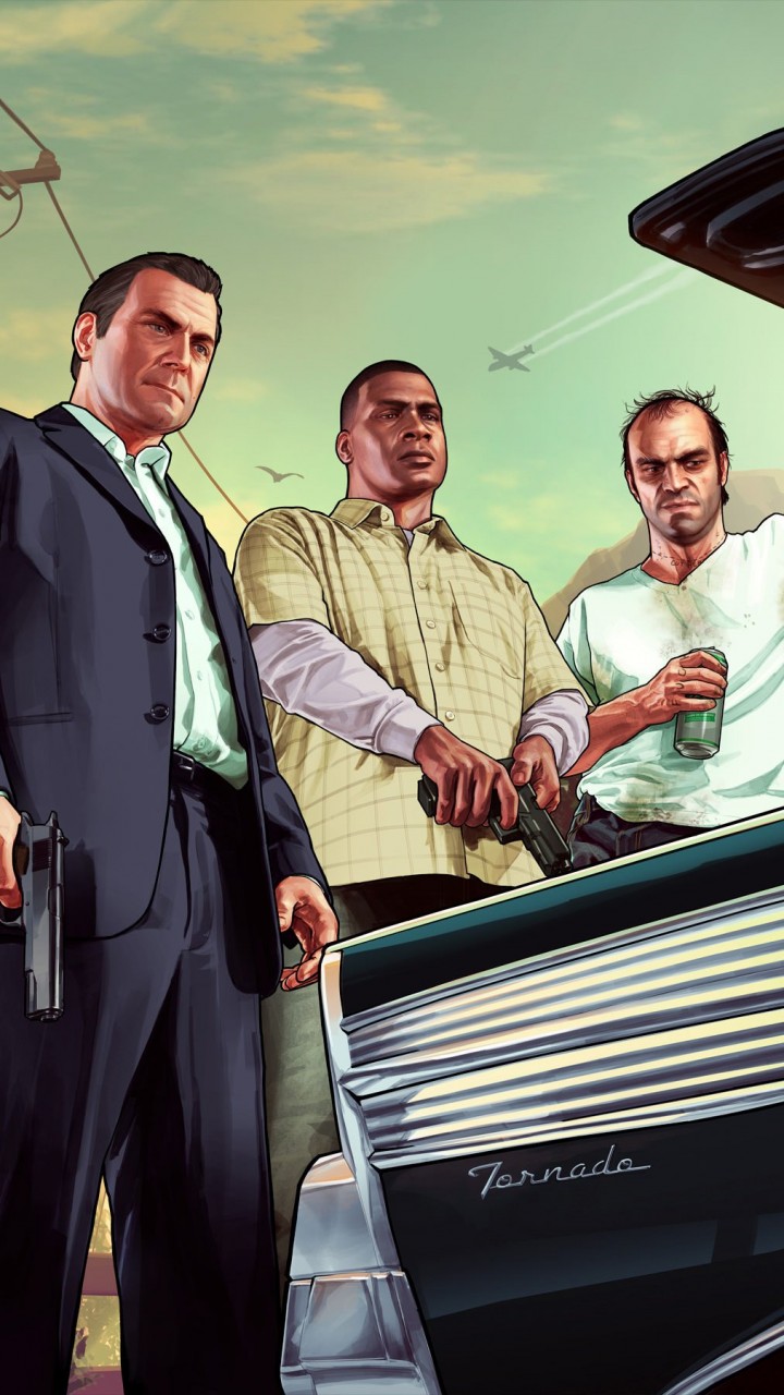 Gta 5 Characters Wallpaper for SAMSUNG Galaxy Note 2
