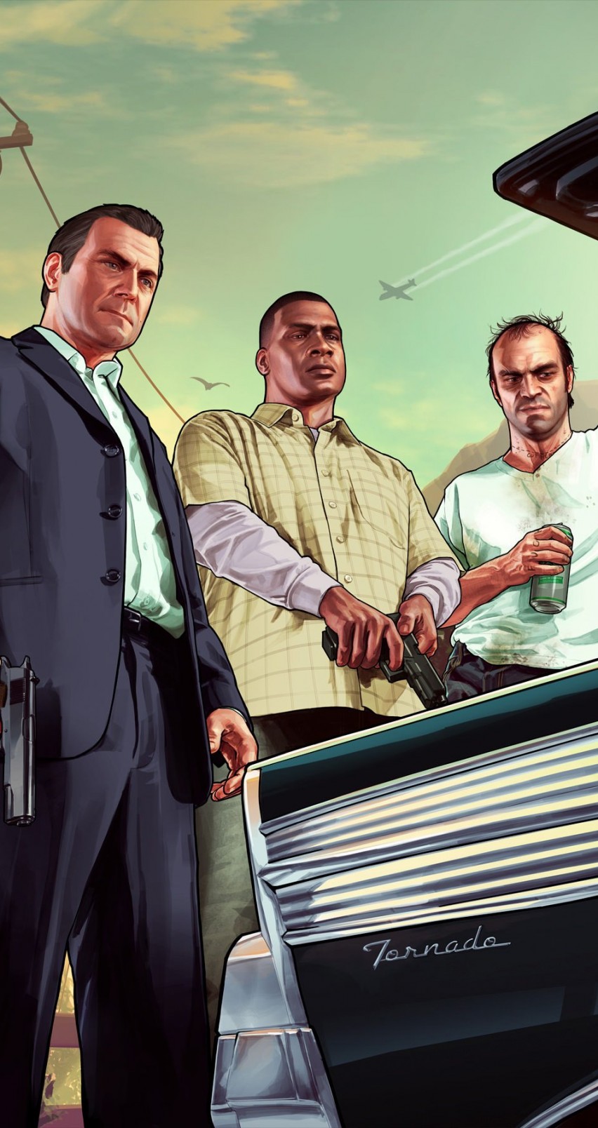 Gta 5 Characters Wallpaper for Apple iPhone 6 / 6s