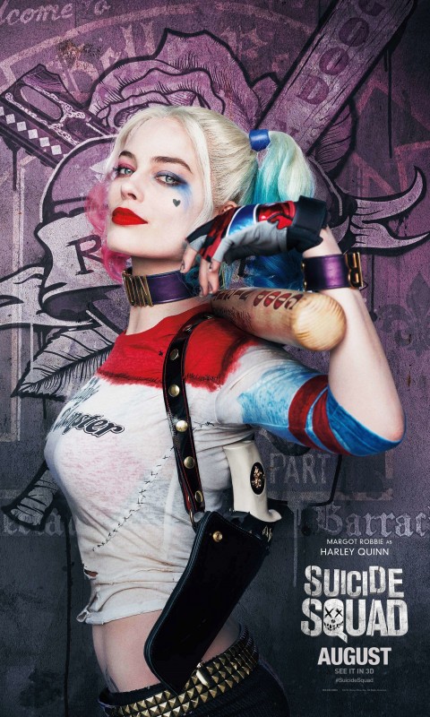Harley Quinn - Suicide Squad Wallpaper for SAMSUNG Galaxy S3 Mini