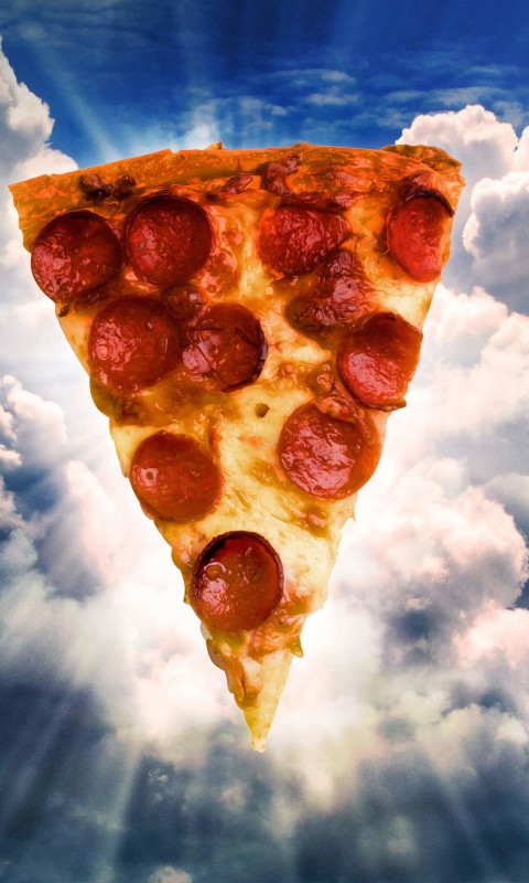 Holy Pizza Wallpaper for SAMSUNG Galaxy S3 Mini