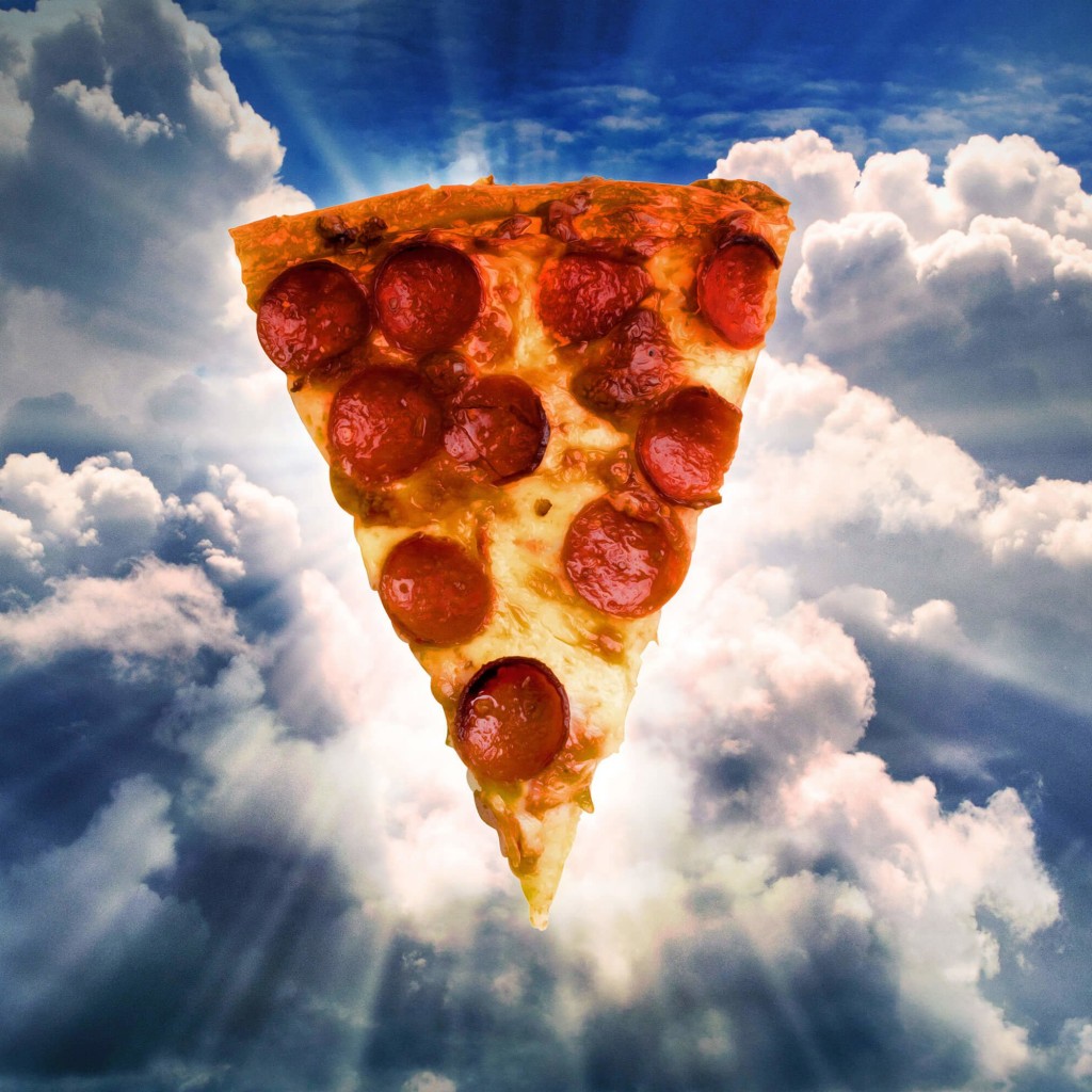 Holy Pizza Wallpaper for Apple iPad 2
