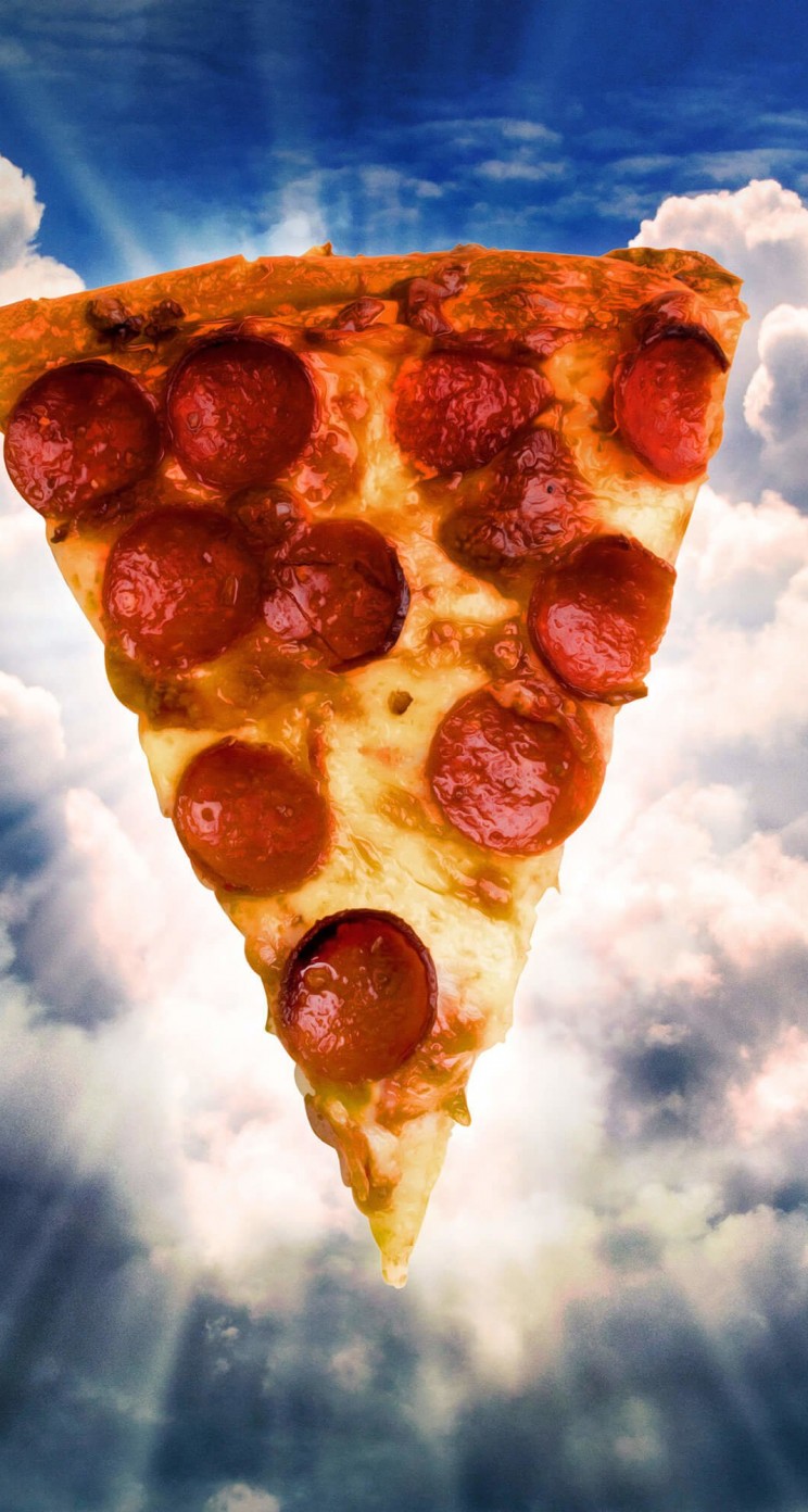 Holy Pizza Wallpaper for Apple iPhone 5 / 5s