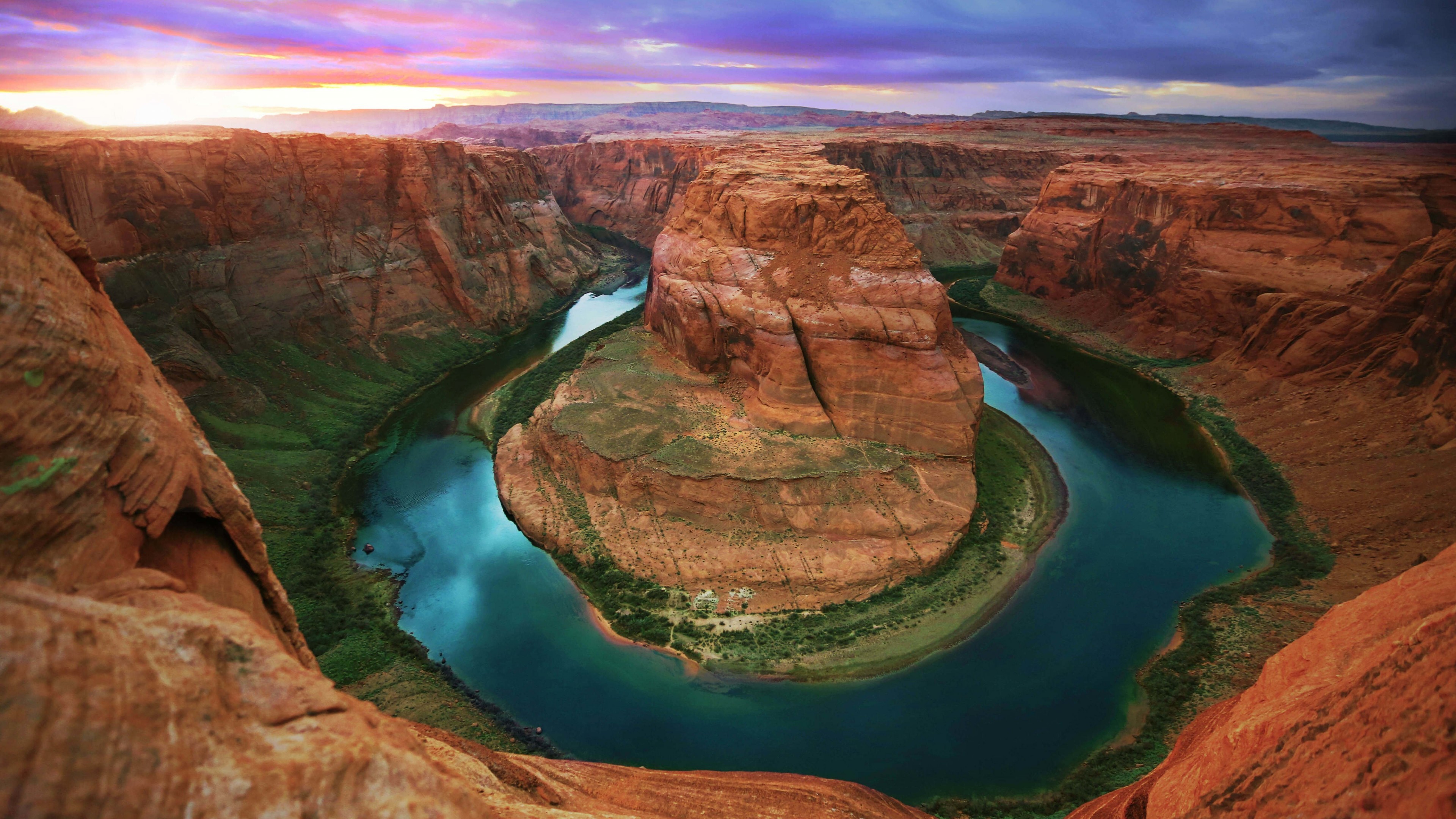 Horseshoe Bend Wallpaper for Desktop 4K 3840x2160