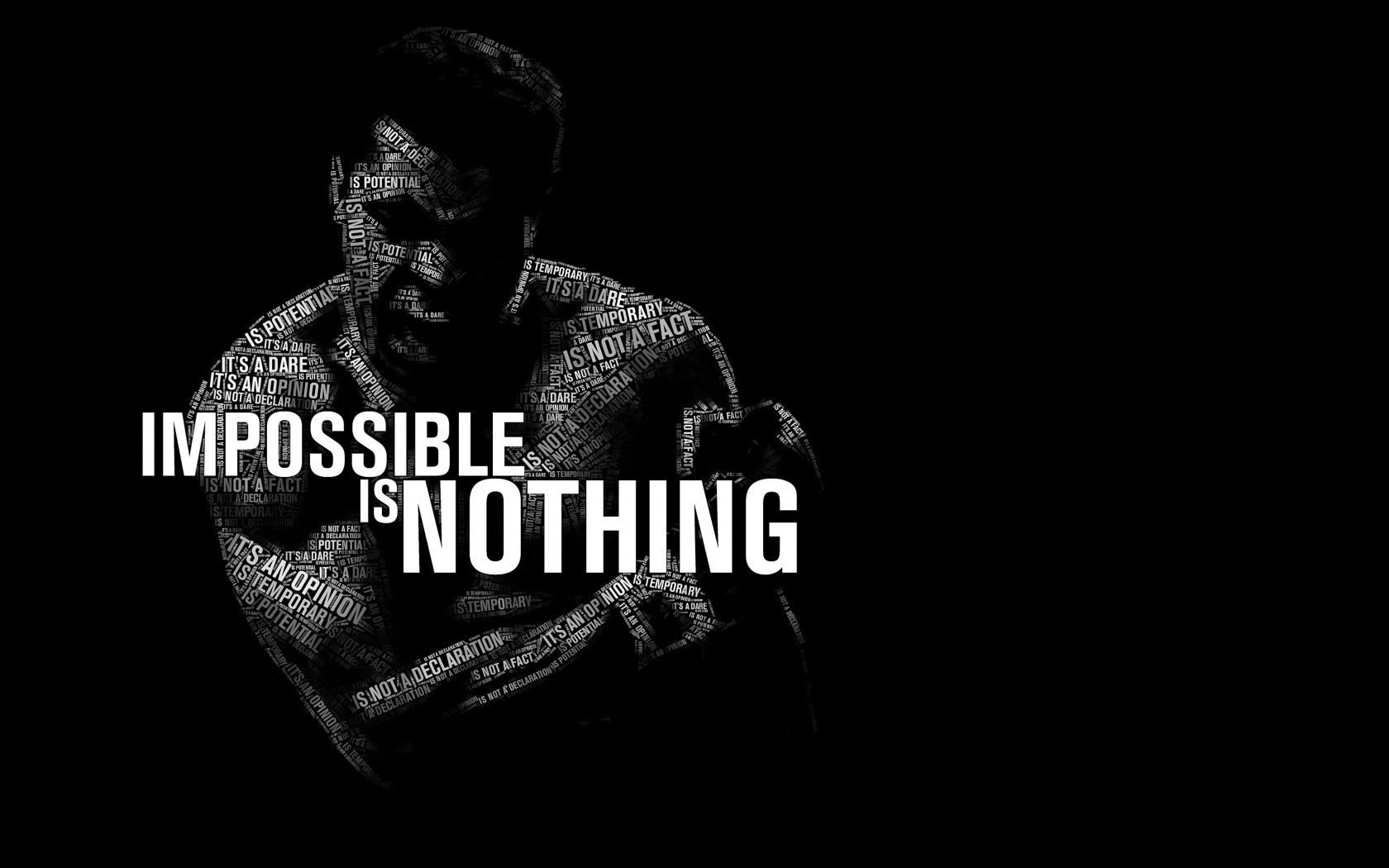 Impossible Is Nothing - Muhammad Ali Wallpaper for Desktop 1680x1050