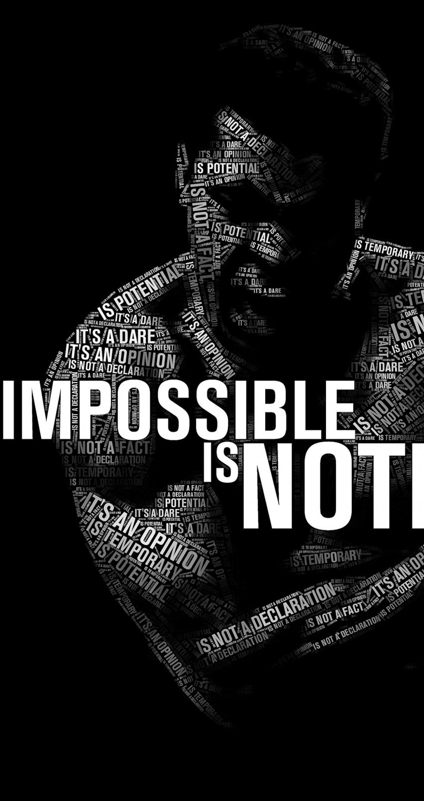 Impossible Is Nothing - Muhammad Ali Wallpaper for Apple iPhone 6 / 6s