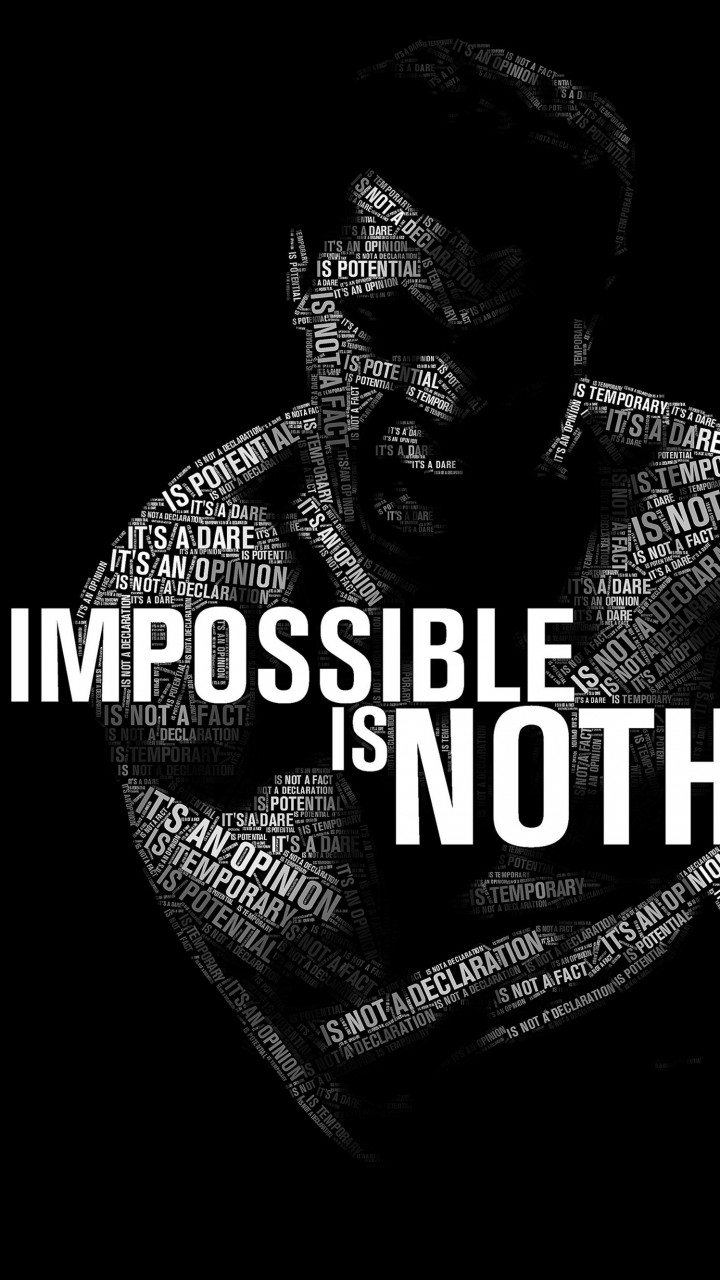 Impossible Is Nothing - Muhammad Ali Wallpaper for Motorola Moto G