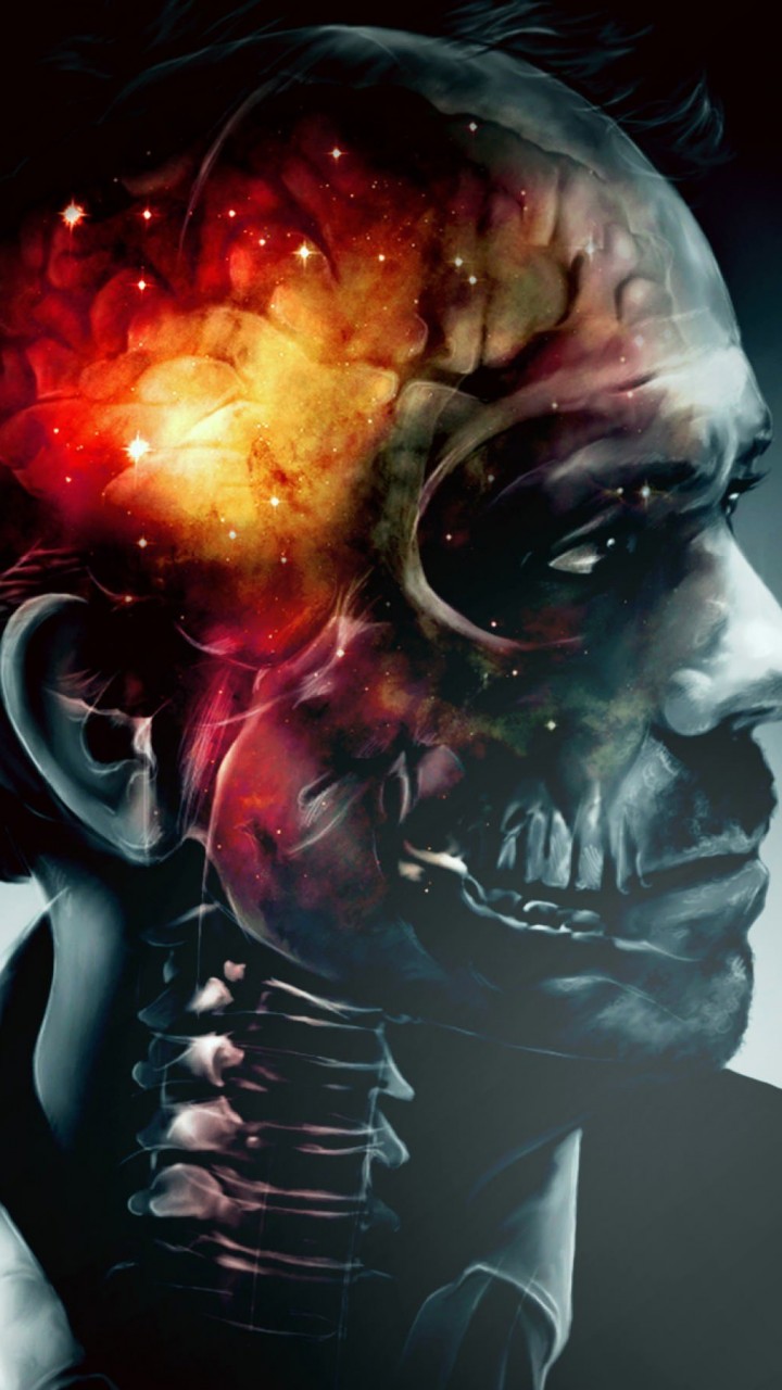 Inside House's Head Artwork Wallpaper for SAMSUNG Galaxy Note 2
