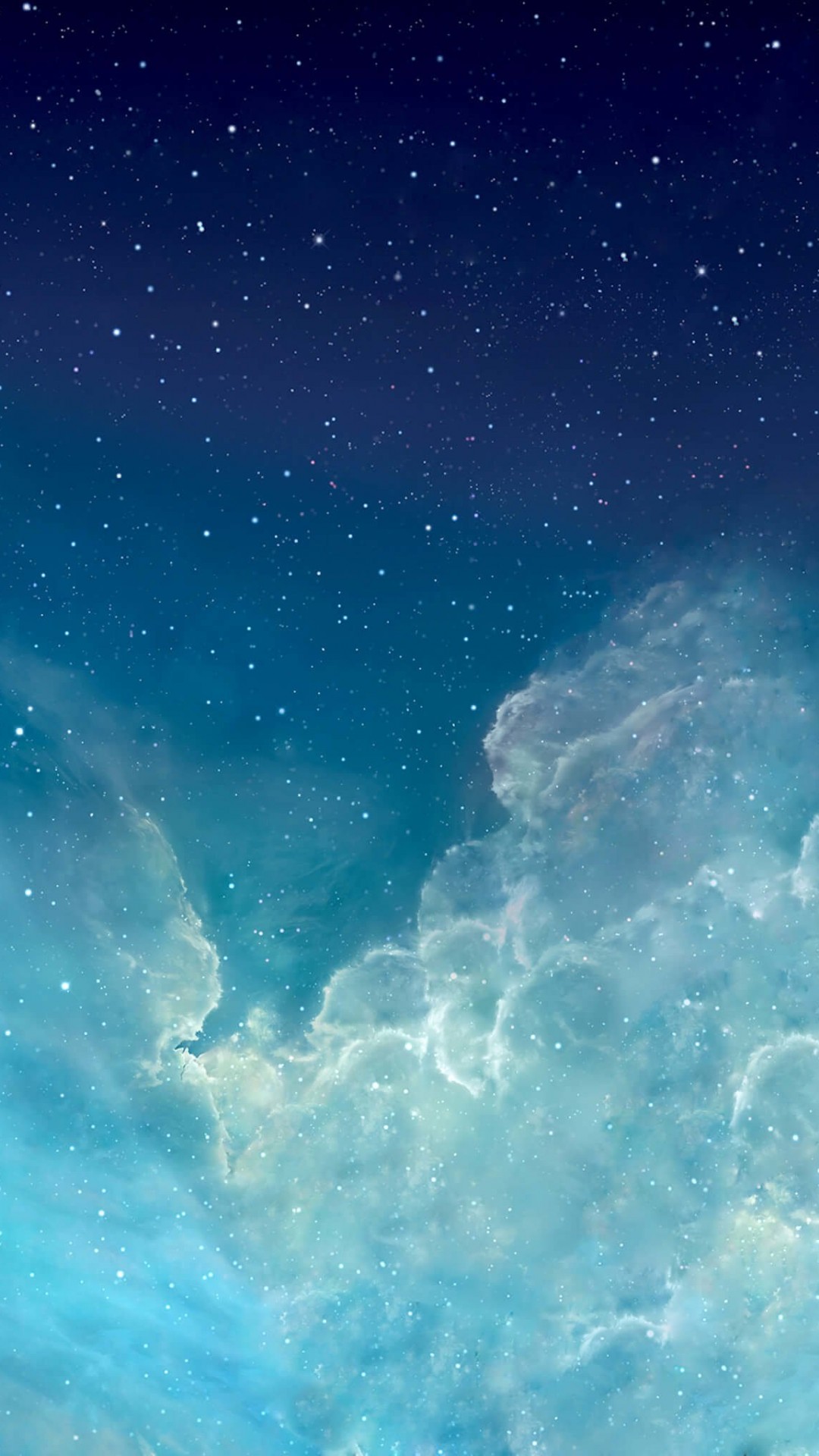 iOS Nebula Wallpaper for HTC One
