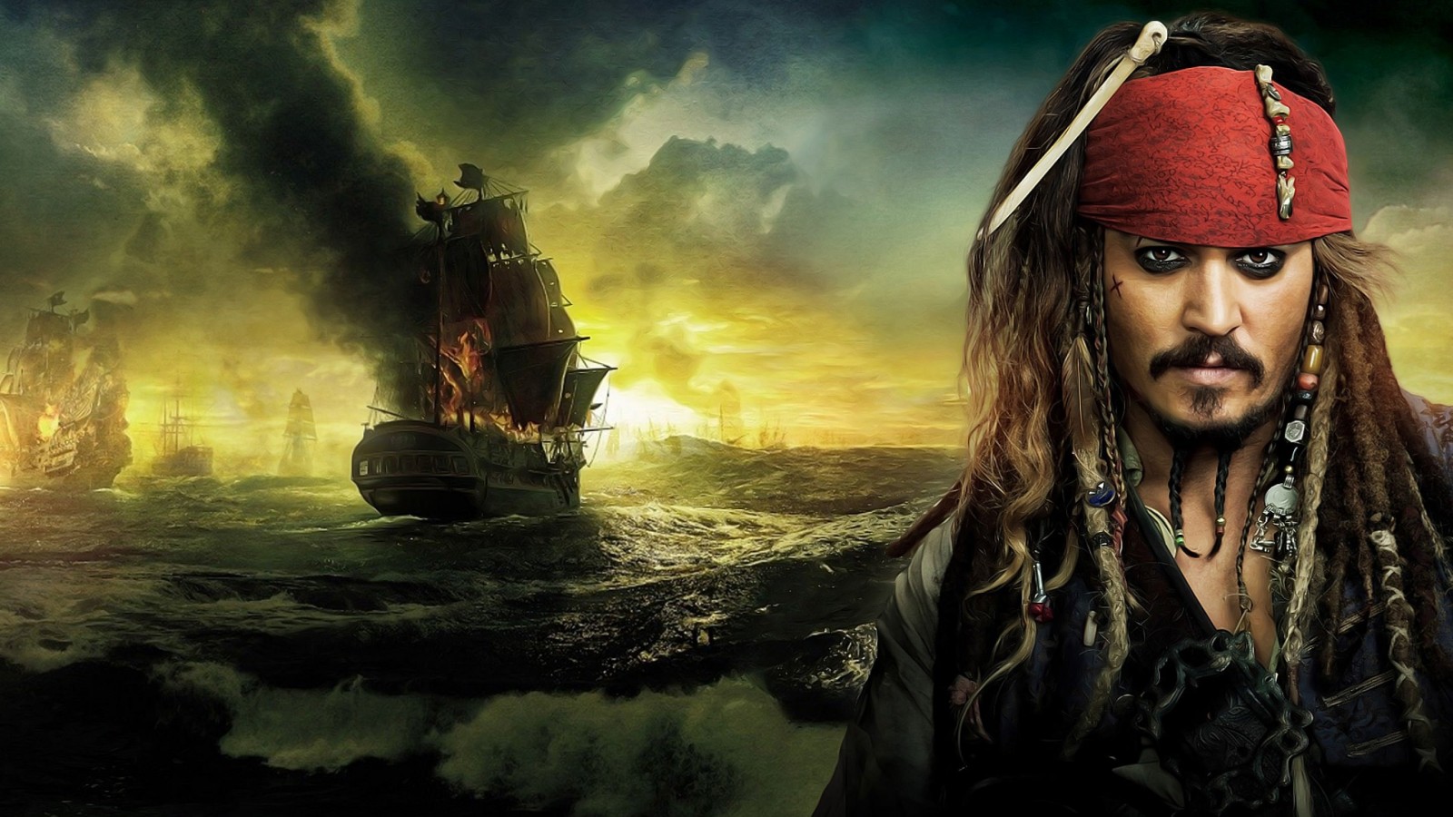 Jack Sparrow - Pirates Of The Caribbean Wallpaper for Desktop 1600x900