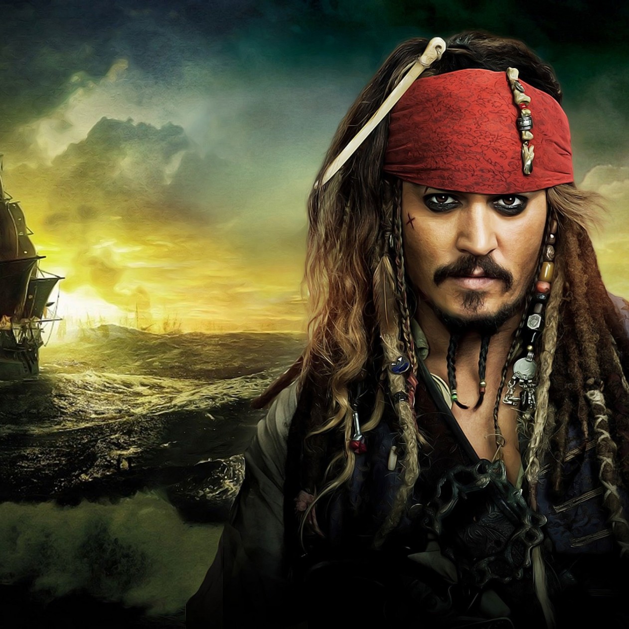 Jack Sparrow - Pirates Of The Caribbean Wallpaper for Apple iPad mini