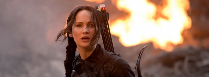 Jennifer Lawrence in The Hunger Games Wallpaper for Social Media Facebook Cover