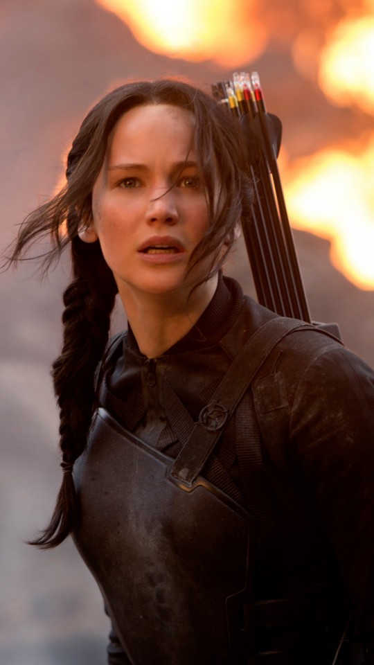 Jennifer Lawrence in The Hunger Games Wallpaper for LG G2 mini