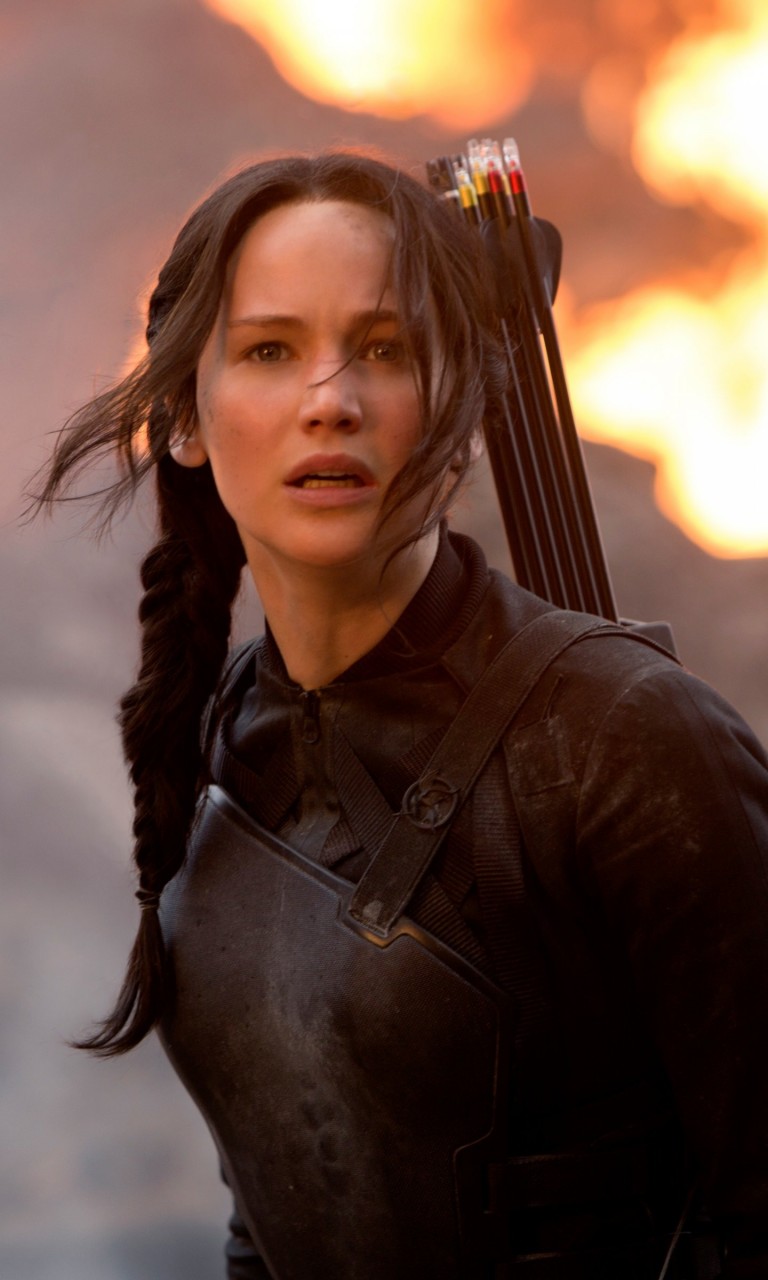 Jennifer Lawrence in The Hunger Games Wallpaper for Google Nexus 4