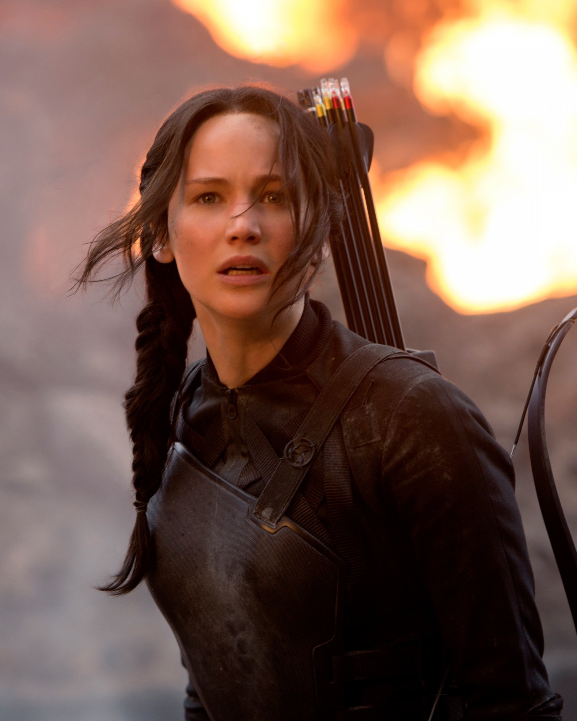 Jennifer Lawrence in The Hunger Games Wallpaper for Google Nexus 7