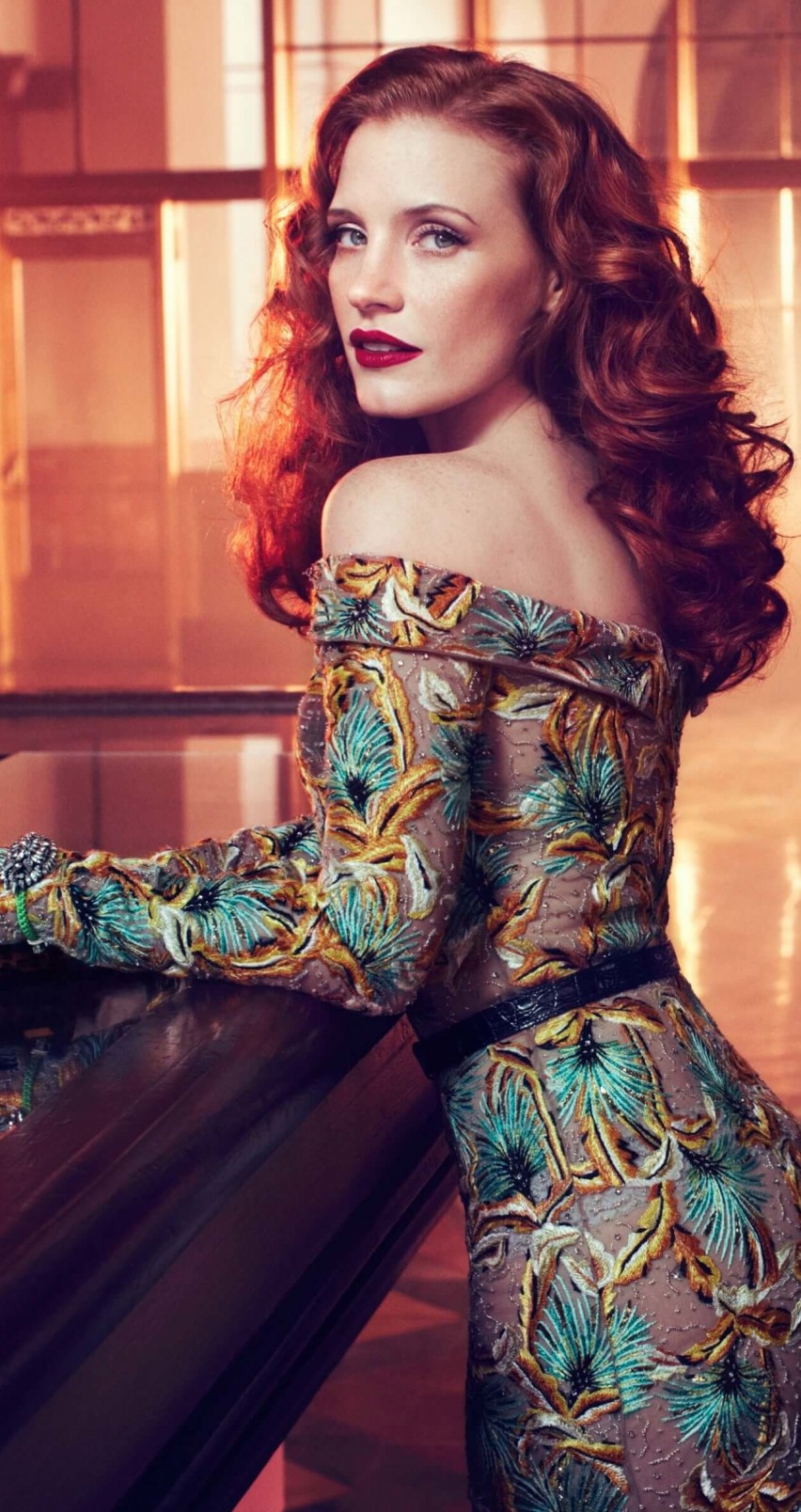 Jessica Chastain Wallpaper for Apple iPhone 6 / 6s