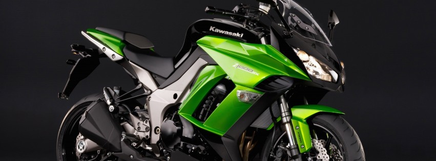 Kawasaki Kawasaki Z1000SX Wallpaper for Social Media Facebook Cover