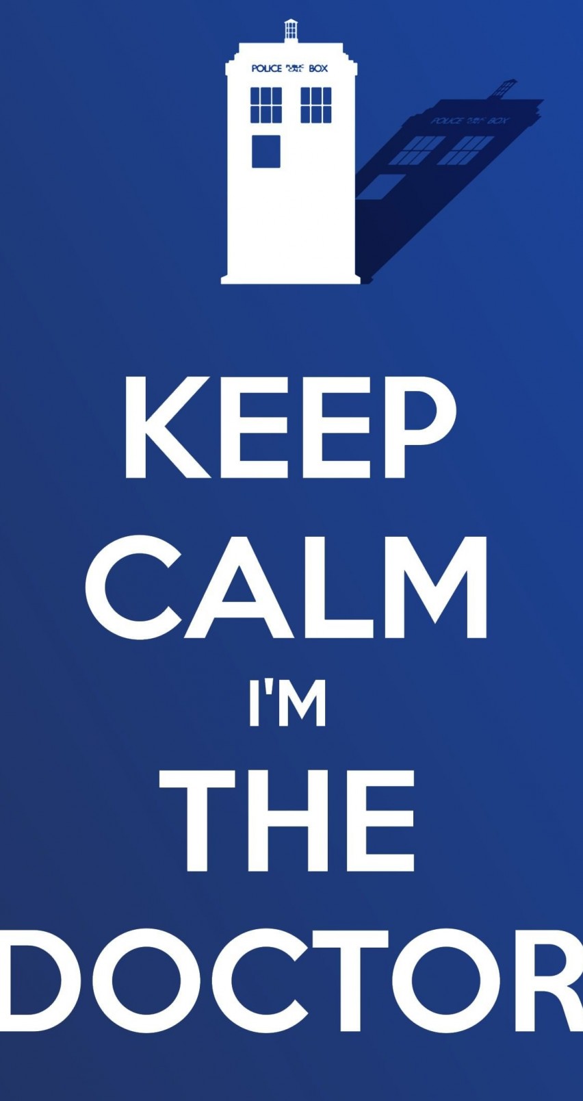 Keep Calm Im The Doctor Wallpaper for Apple iPhone 6 / 6s