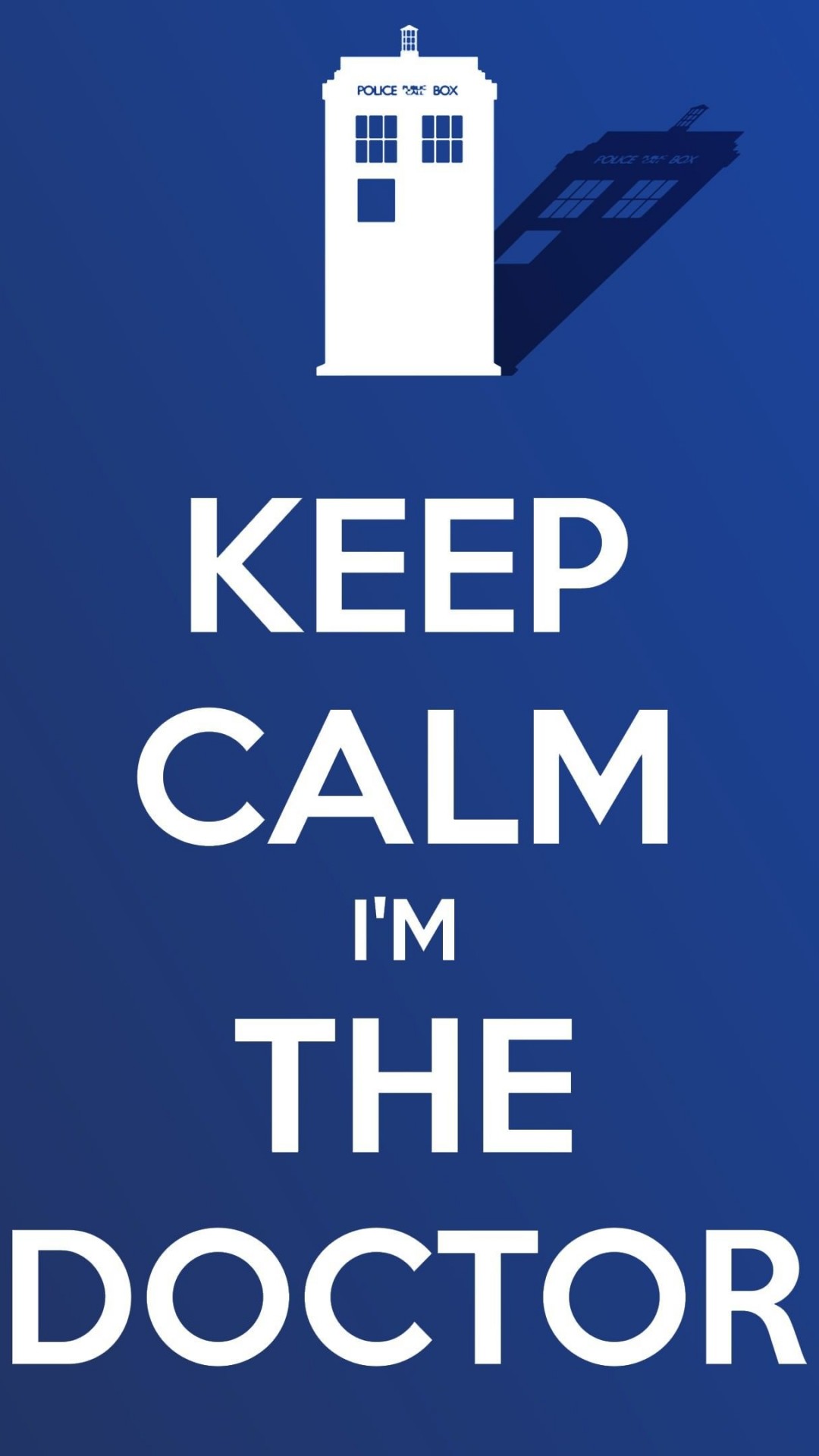 Keep Calm Im The Doctor Wallpaper for SONY Xperia Z1