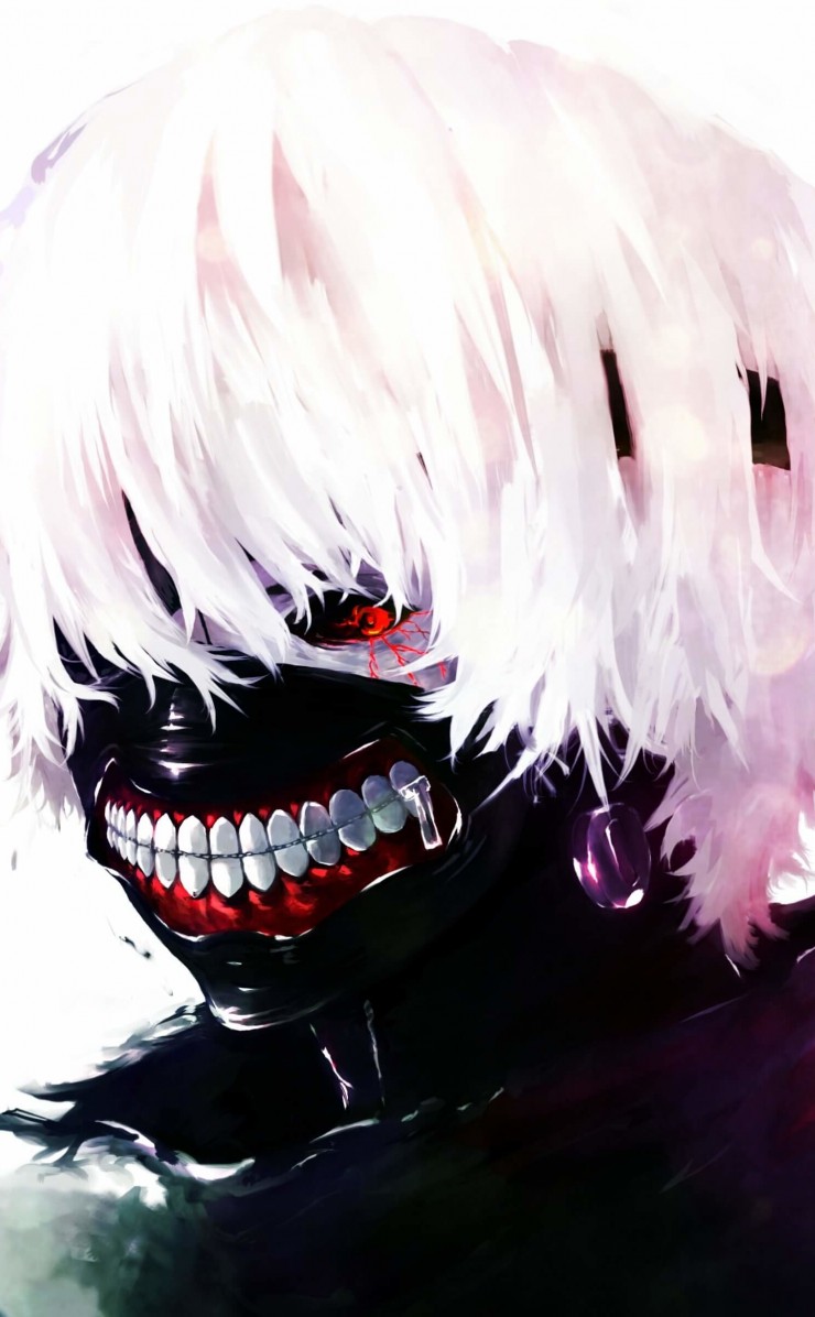 Ken Kaneki - Tokyo Ghoul Wallpaper for Apple iPhone 4 / 4s