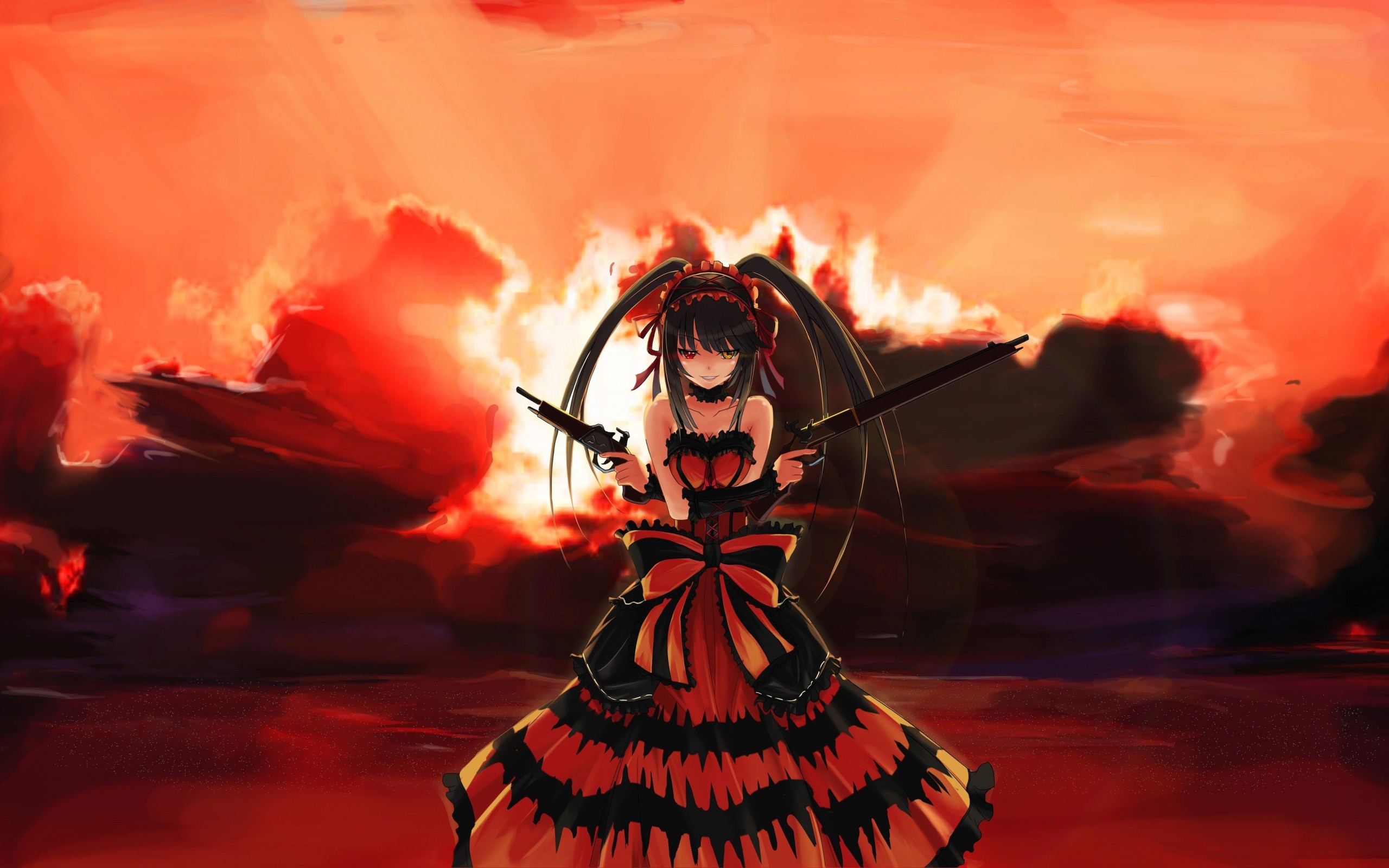 Kurumi Tokisaki "Nightmare" - Date A Live Wallpaper for Desktop 2560x1600