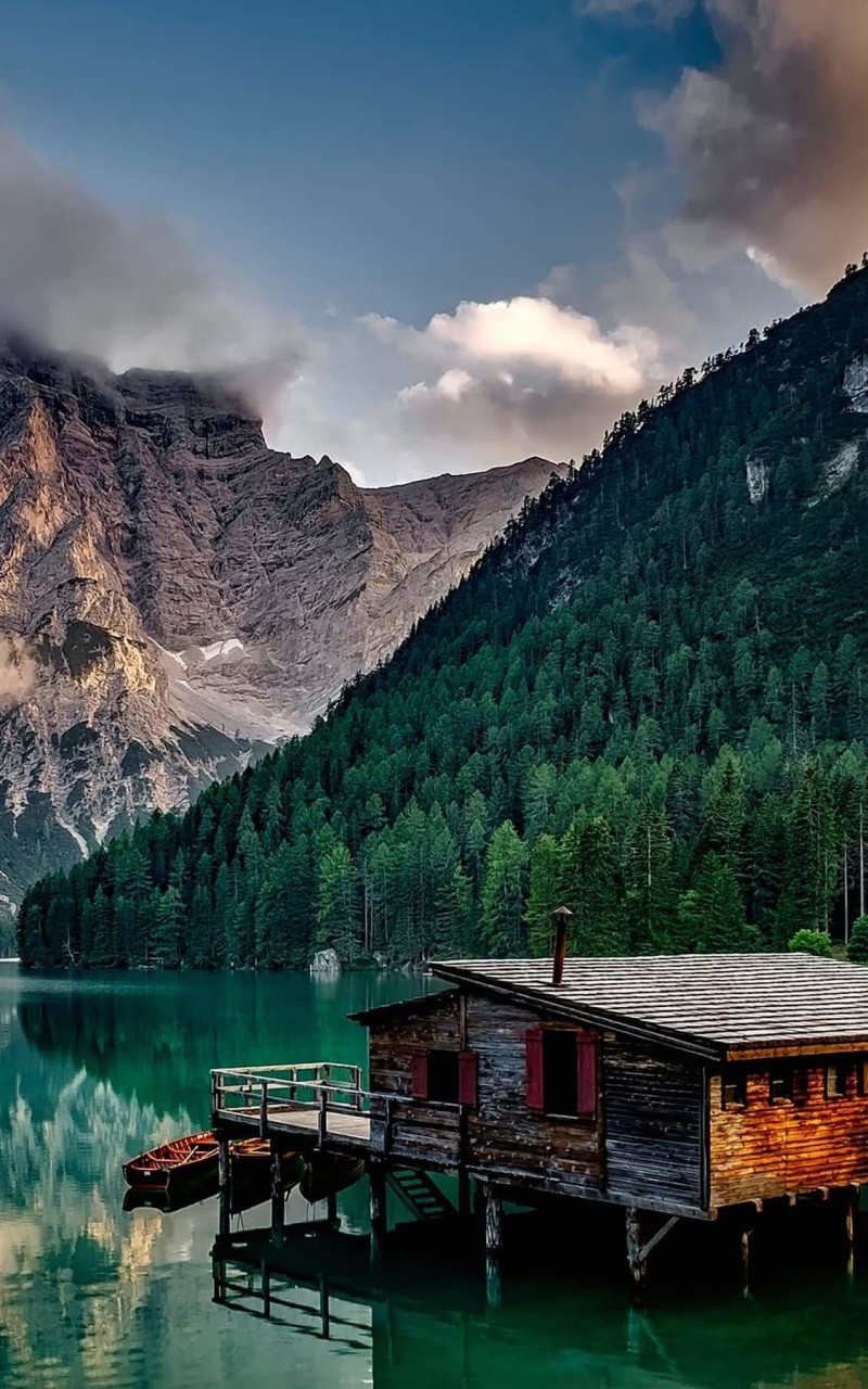 Lake Prags - Italy Wallpaper for Amazon Kindle Fire HD