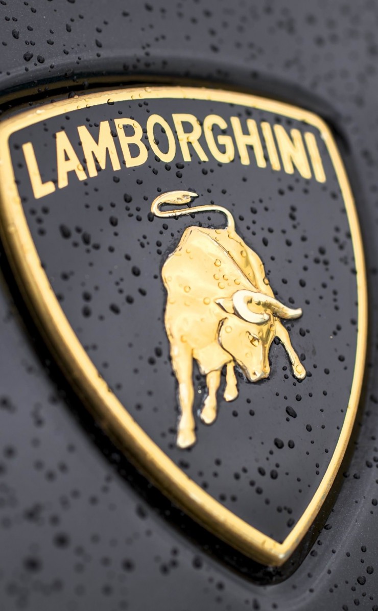 Lamborghini Logo Wallpaper for Apple iPhone 4 / 4s