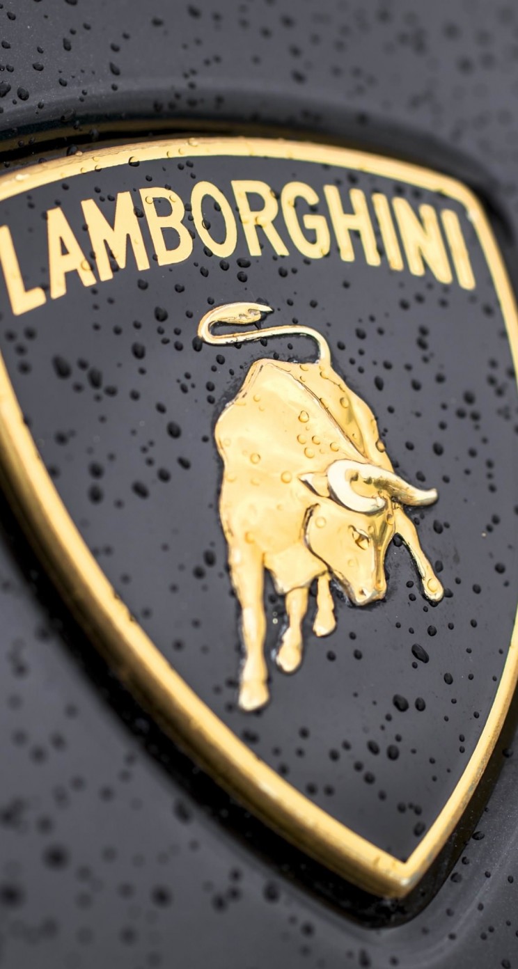 Lamborghini Logo Wallpaper for Apple iPhone 5 / 5s