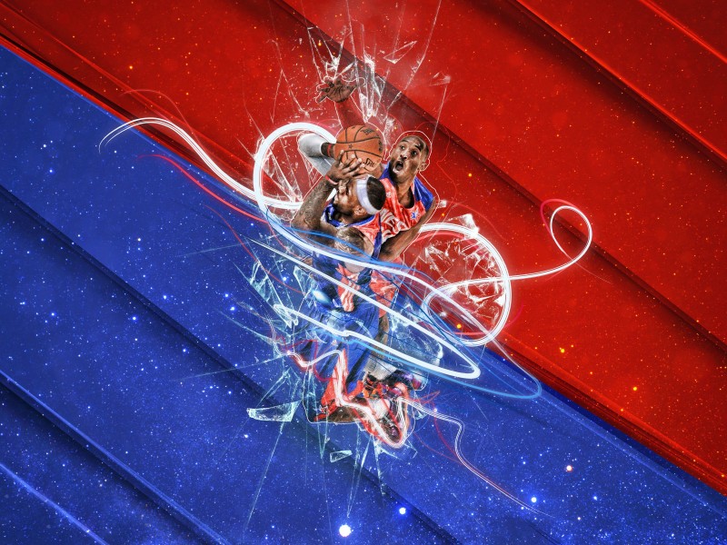 LeBron James Vs Kobe Bryant - NBA - Basketball Wallpaper for Desktop 800x600
