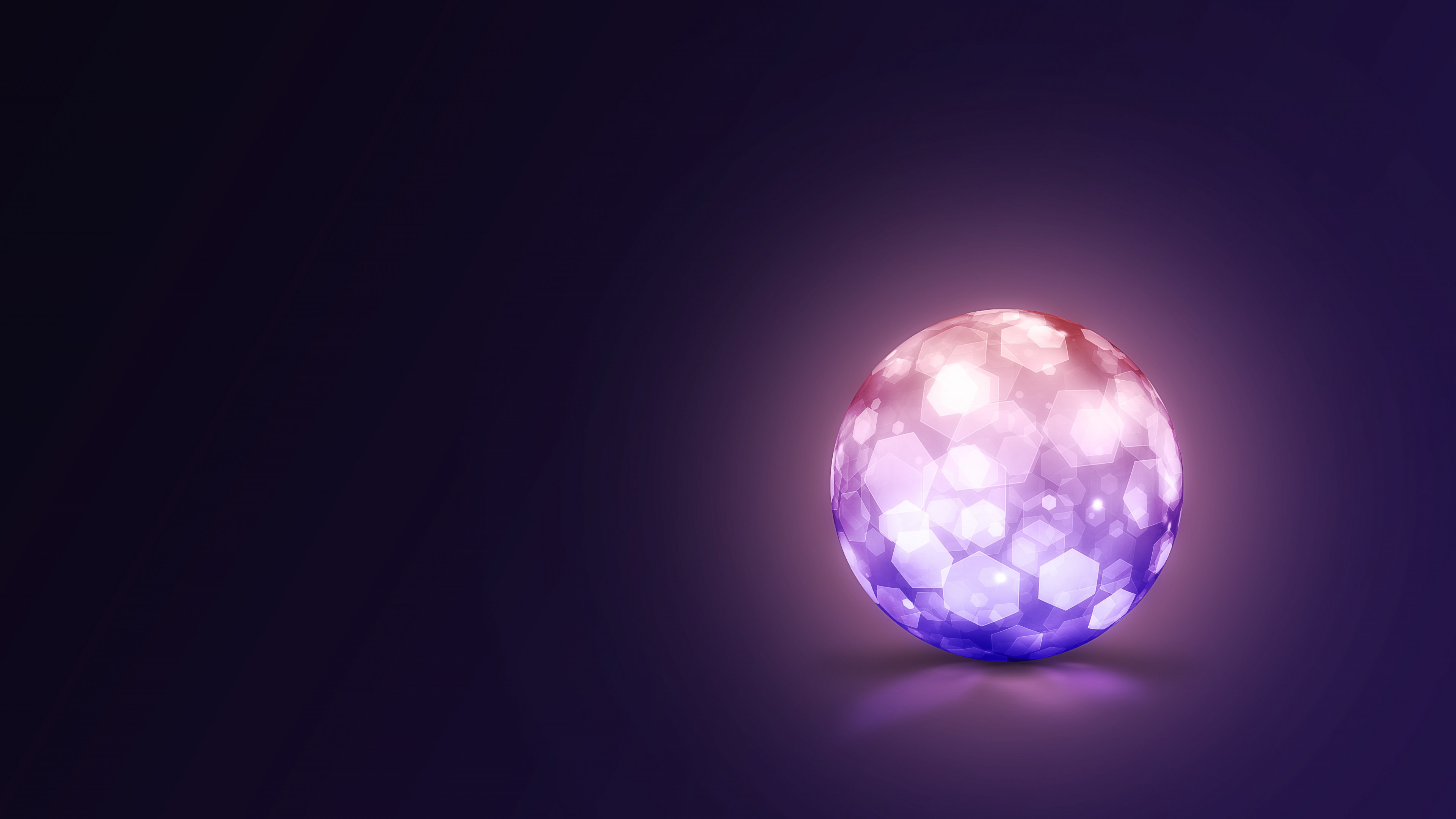 Lightning Ball Wallpaper for Desktop 4K 3840x2160