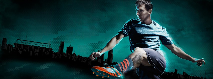 Lionel Messi Adidas Commercial Wallpaper for Social Media Facebook Cover