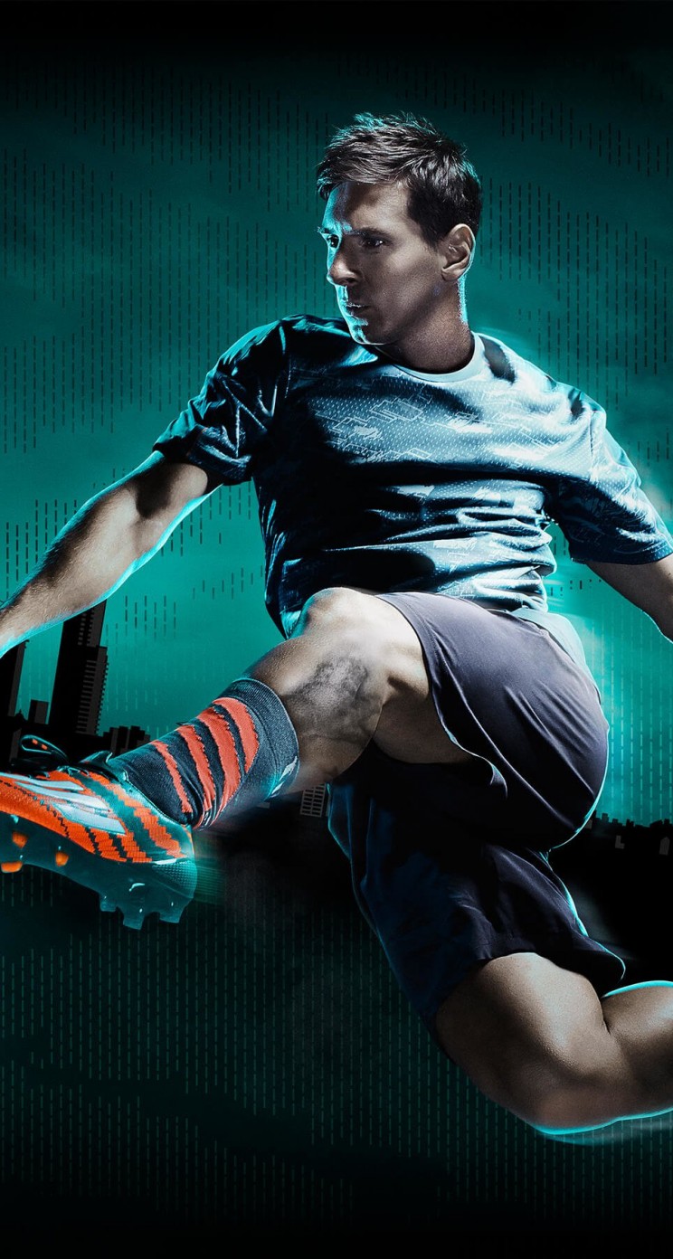 Lionel Messi Adidas Commercial Wallpaper for Apple iPhone 5 / 5s