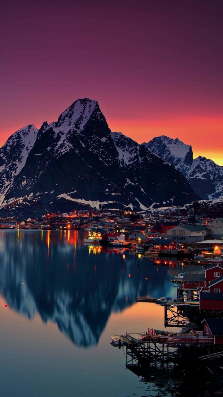 Lofoten Islands, Norway Wallpaper for SAMSUNG Galaxy Note 2