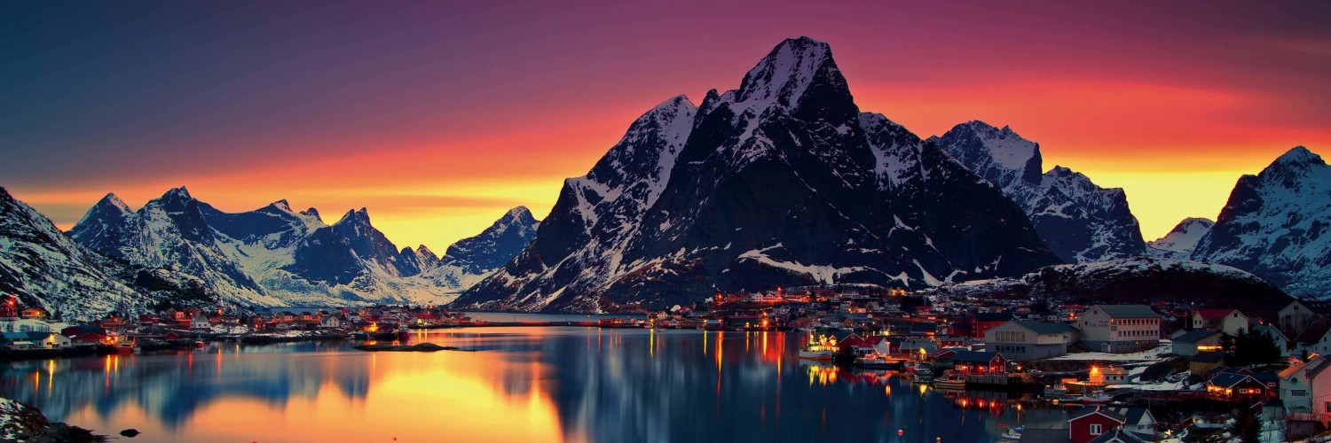 Lofoten Islands, Norway Wallpaper for Social Media Twitter Header